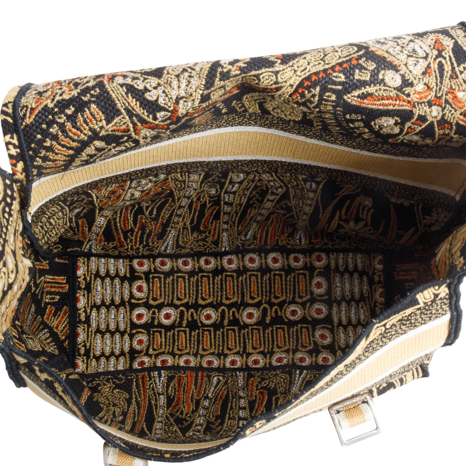 Christian Dior Multicolor Canvas Embroidered Animals Giraffe Diorcamp Messenger Bag