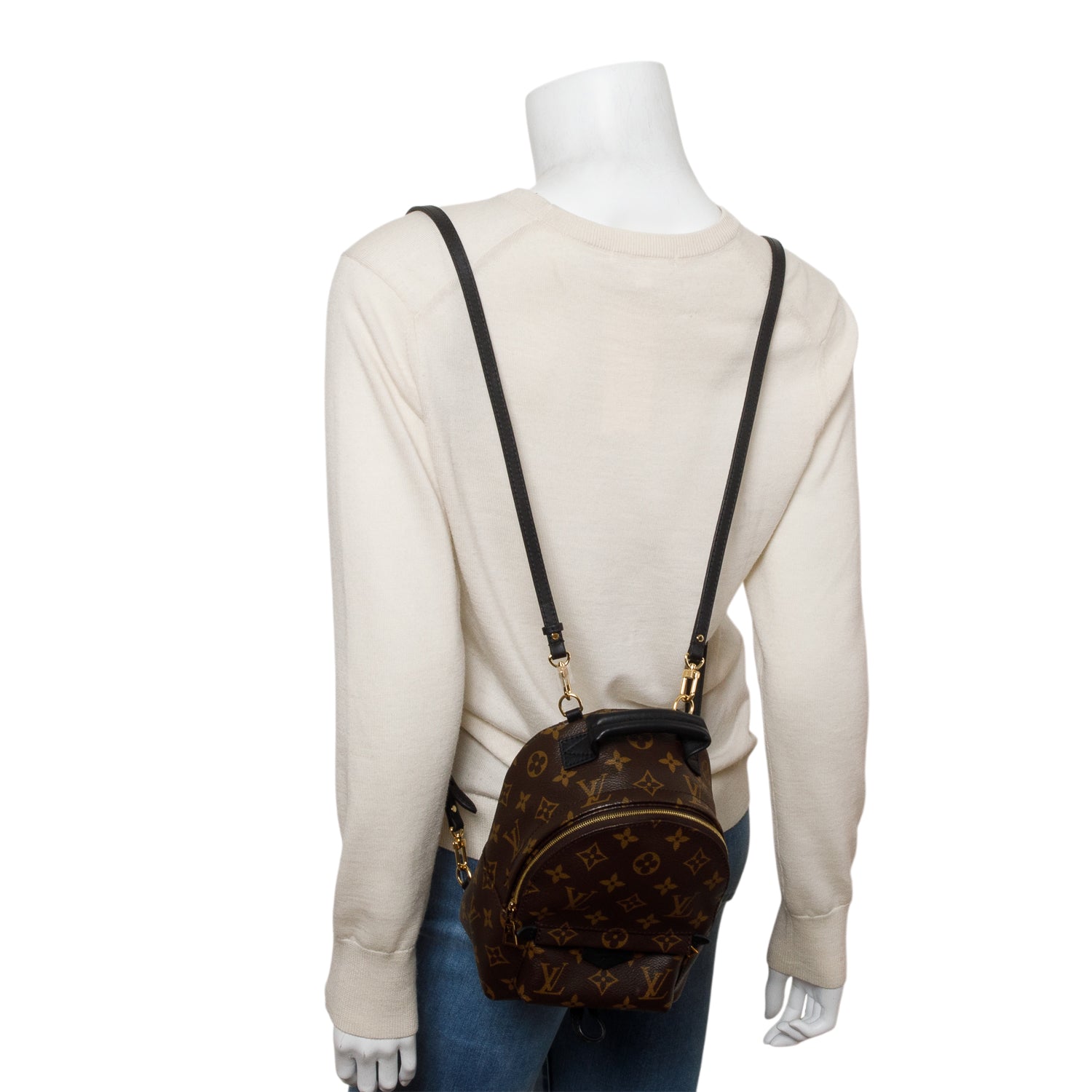 Louis Vuitton Monogram Palm Springs Mini Backpack w/ Box