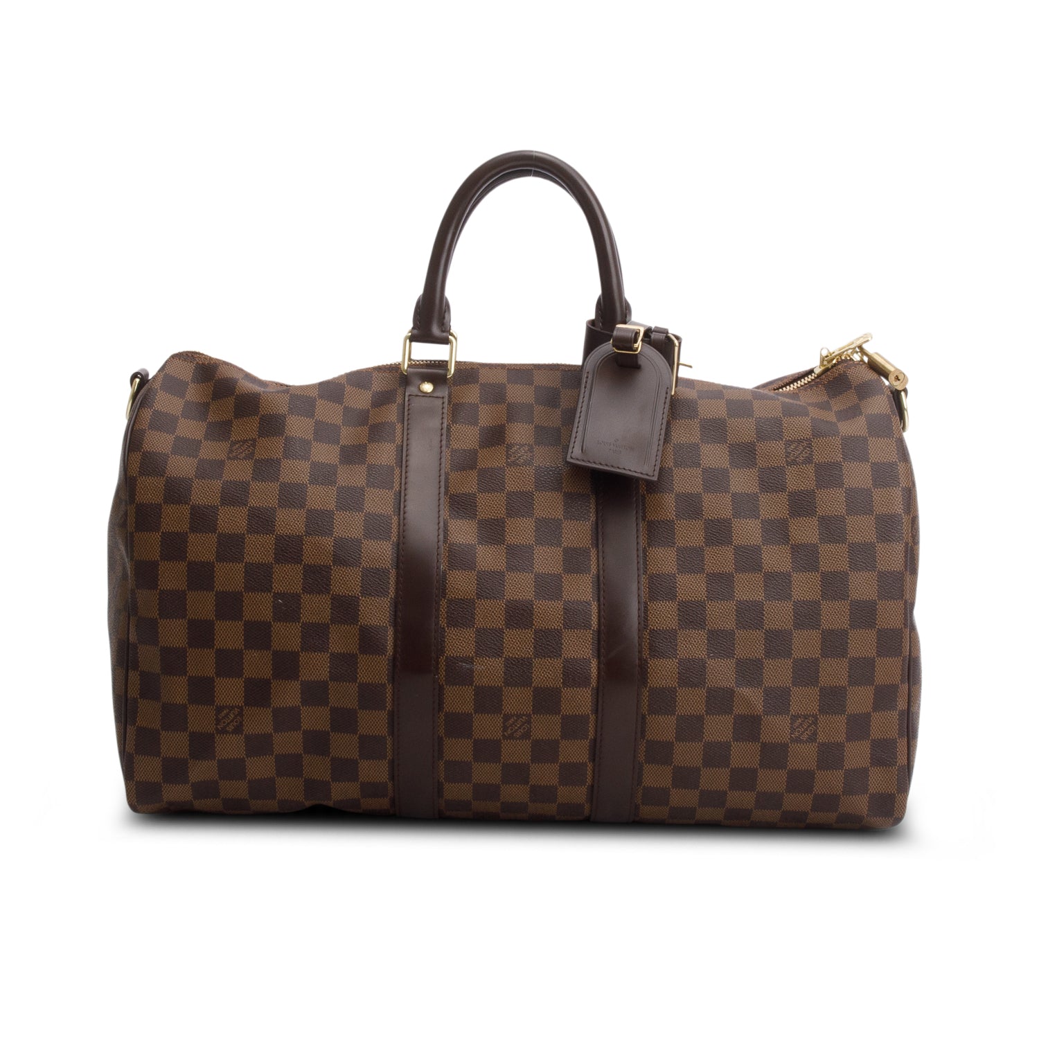 Louis Vuitton Damier Ebene Keepall Bandouliere 45 w/ Strap
