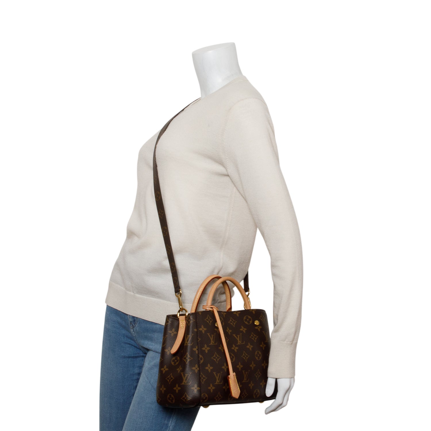 Louis Vuitton 2021 Monogram Montaigne BB w/ Box, Receipt & Strap
