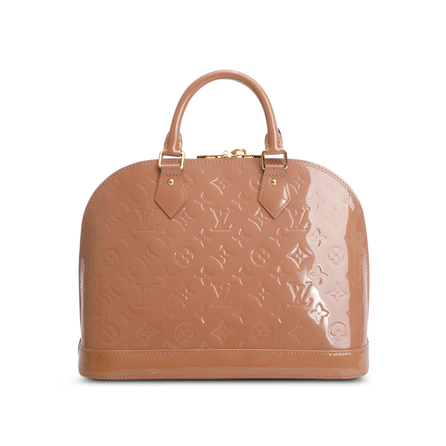 Louis Vuitton Pink Monogram Vernis Alma PM