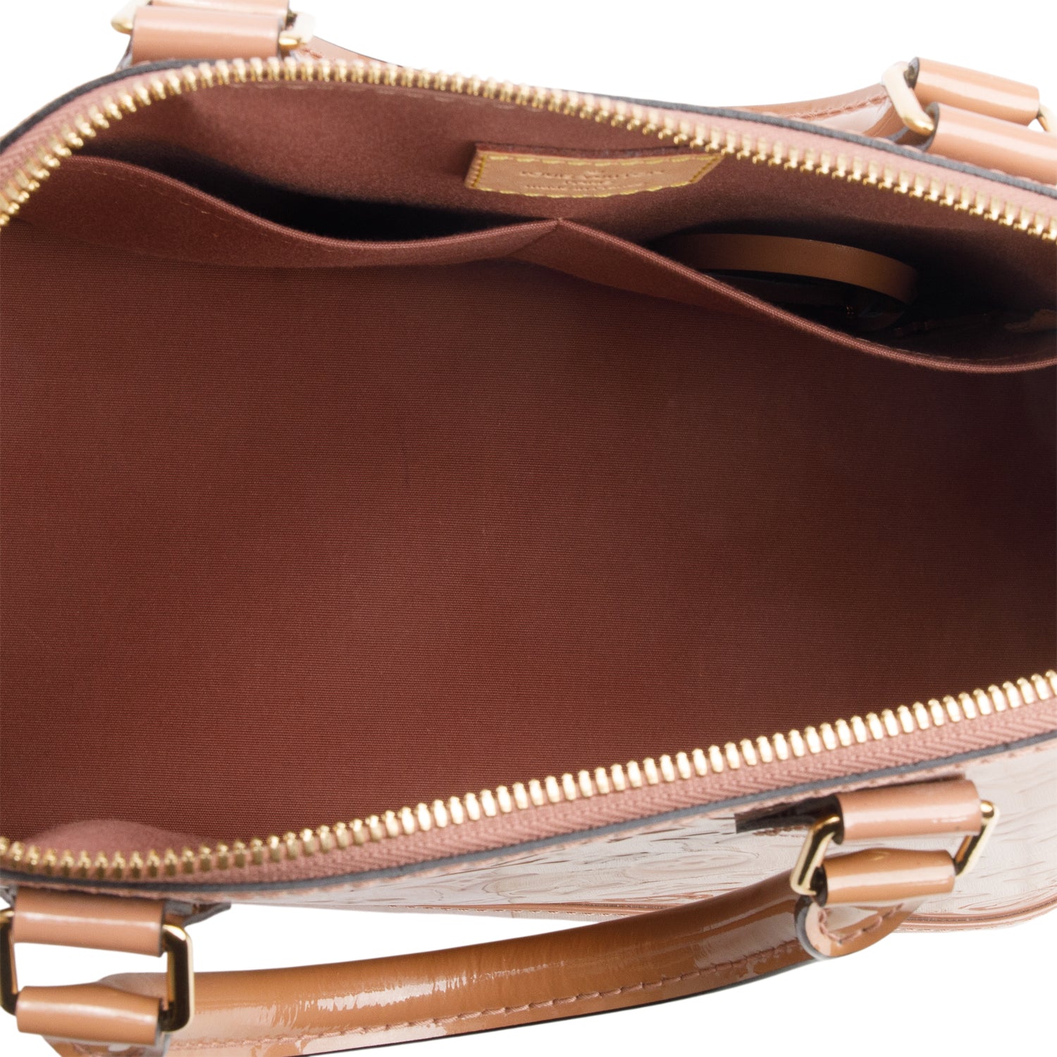 Louis Vuitton Pink Monogram Vernis Alma PM