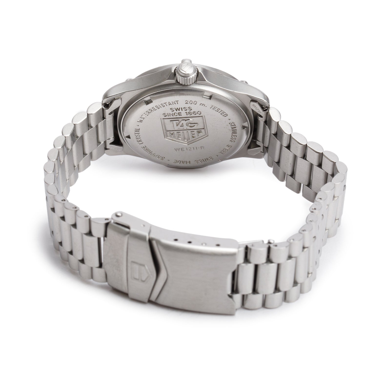Tag Heuer Stainless Steel Professional 33 MM Watch Silver Dial WE1211-R w/ Box & Papers