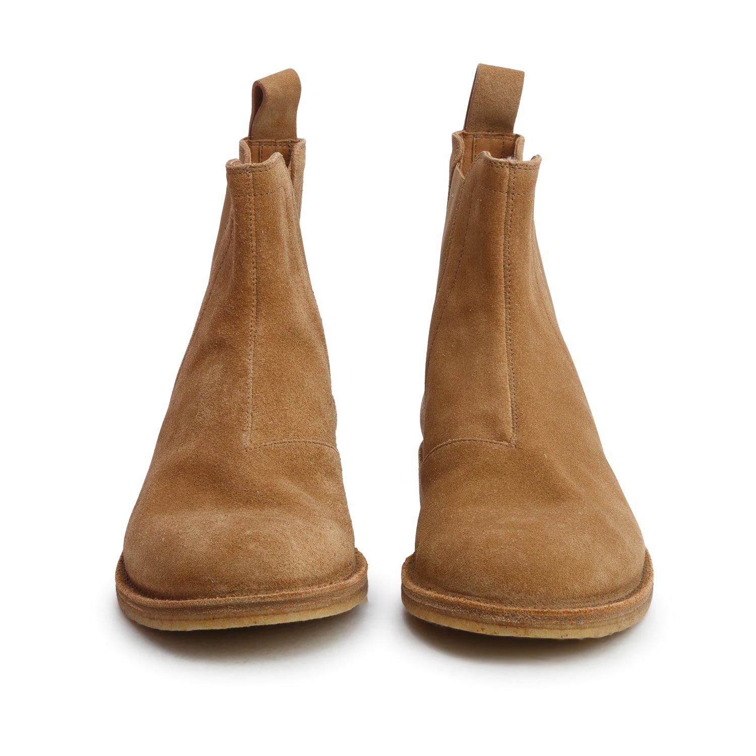 Bottega Veneta Brown Suede Ankle Chelsea Boots, Men's Size 40 w/ Box