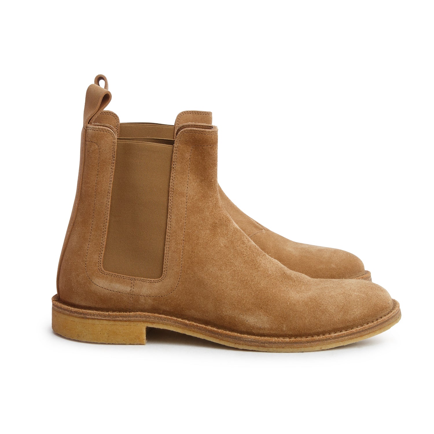 Bottega Veneta Brown Suede Ankle Chelsea Boots, Men's Size 40 w/ Box