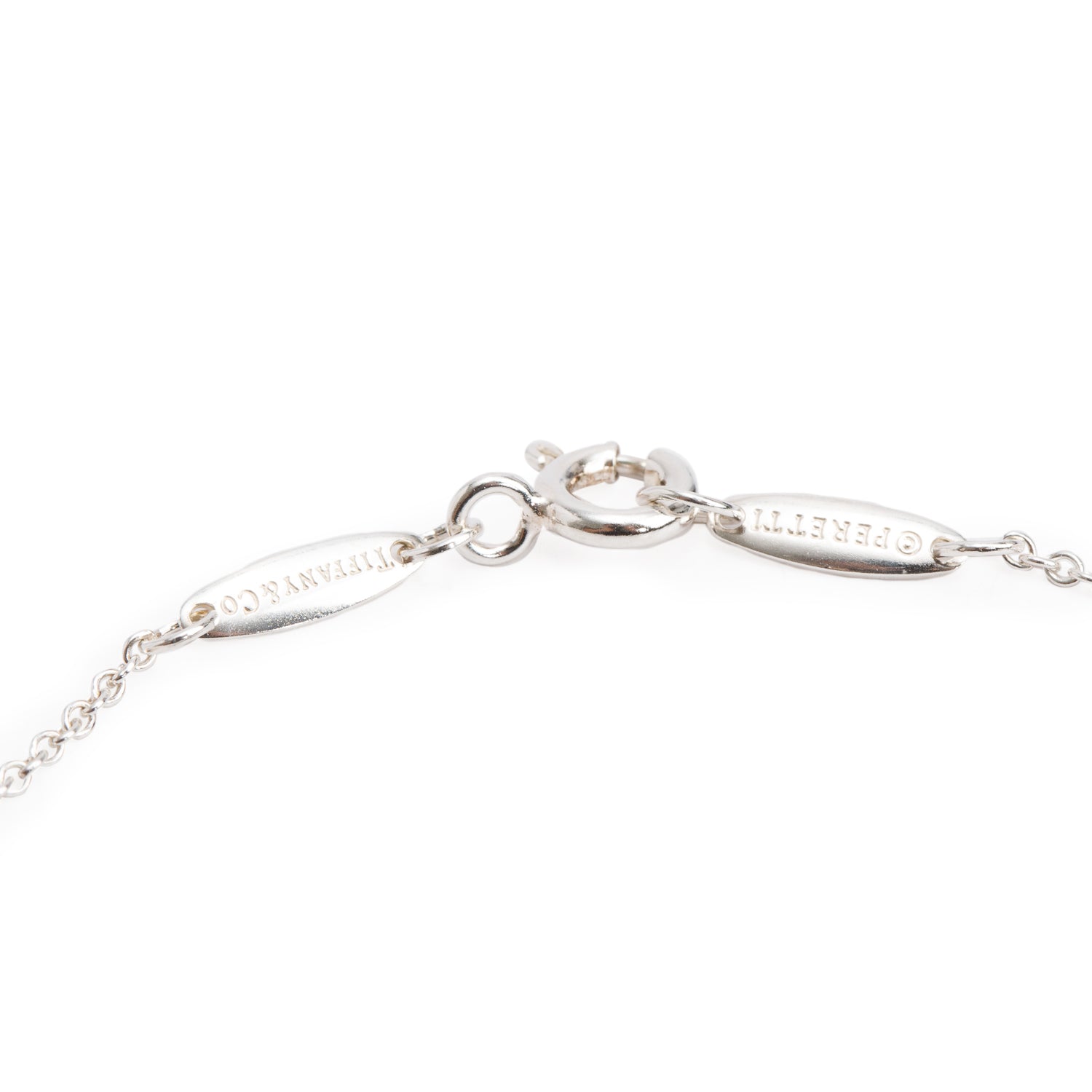 Tiffany & Co. Elsa Peretti Sterling Silver Diamonds by the Yard Bracelet