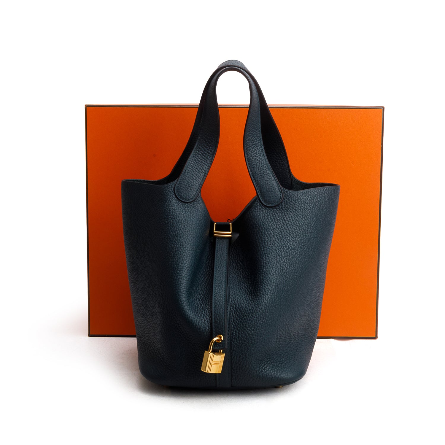 Hermes 2021 Vert Cypres Taurillon Clemence Picotin Lock 22 w/ Box & Receipt