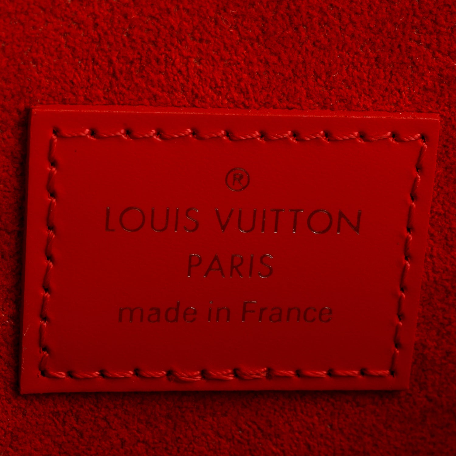 Louis Vuitton Red Epi Leather Felicie Pochette Bag w/ Insert