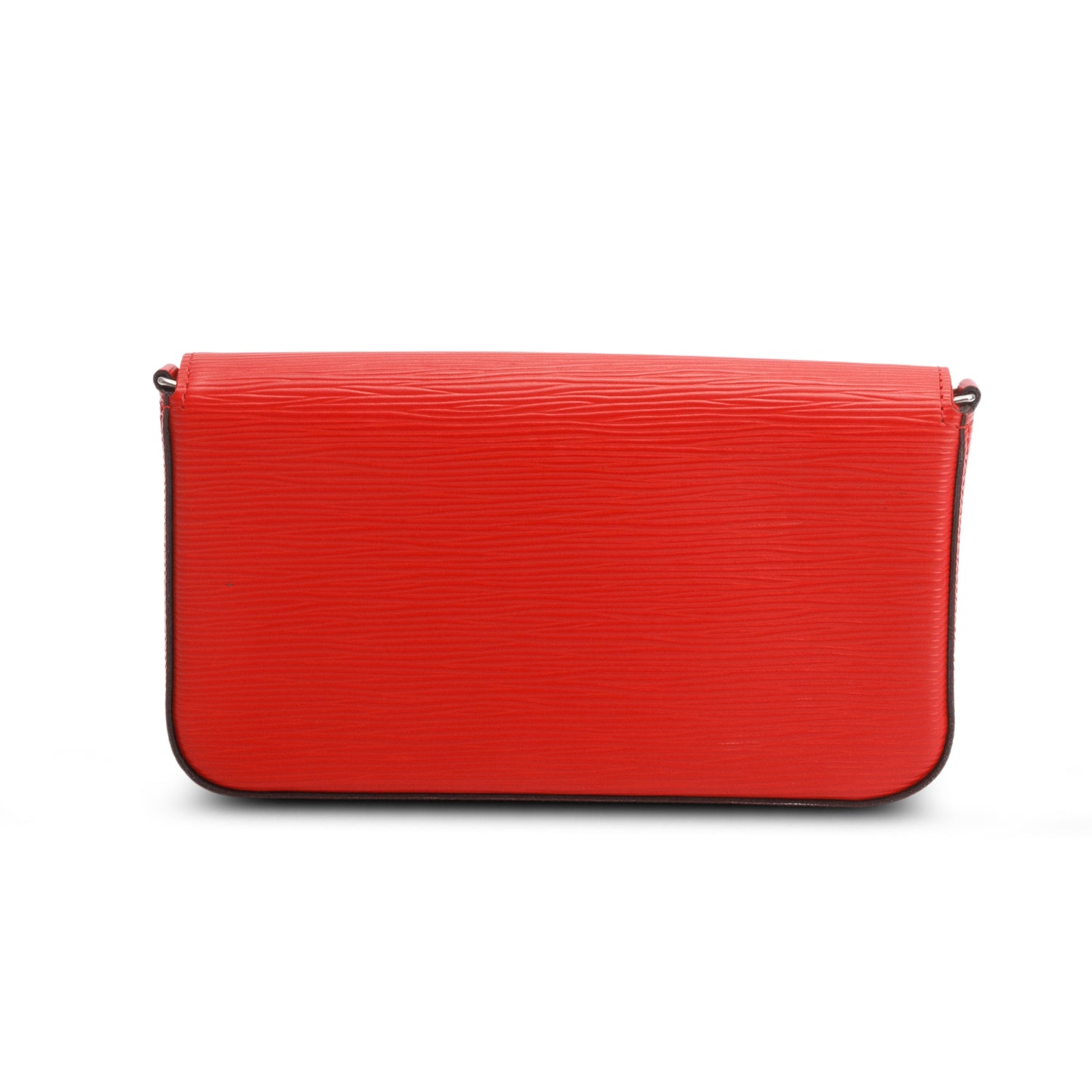 Louis Vuitton Red Epi Leather Felicie Pochette Bag w/ Insert