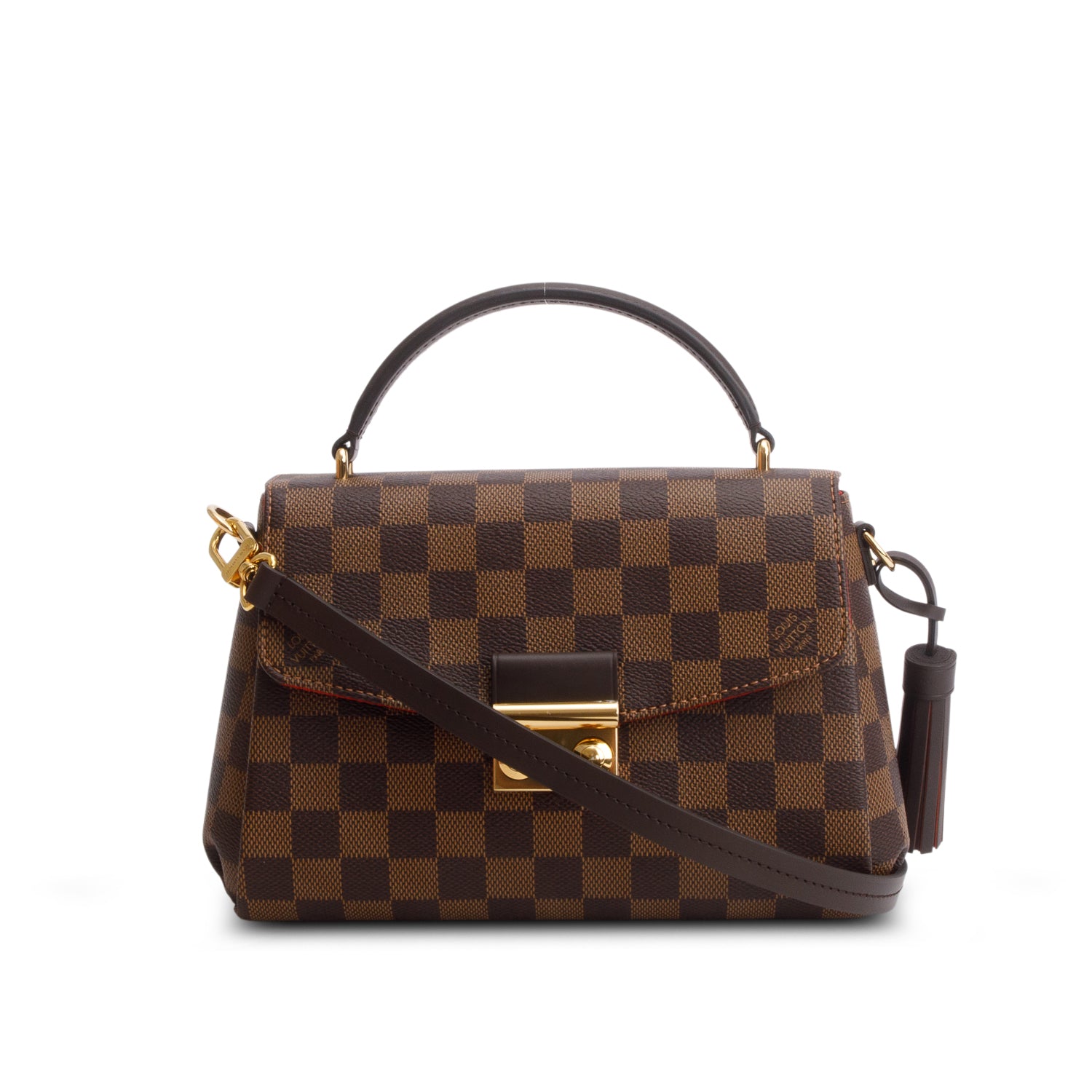Louis Vuitton Damier Ebene Croisette w/ Box & Strap
