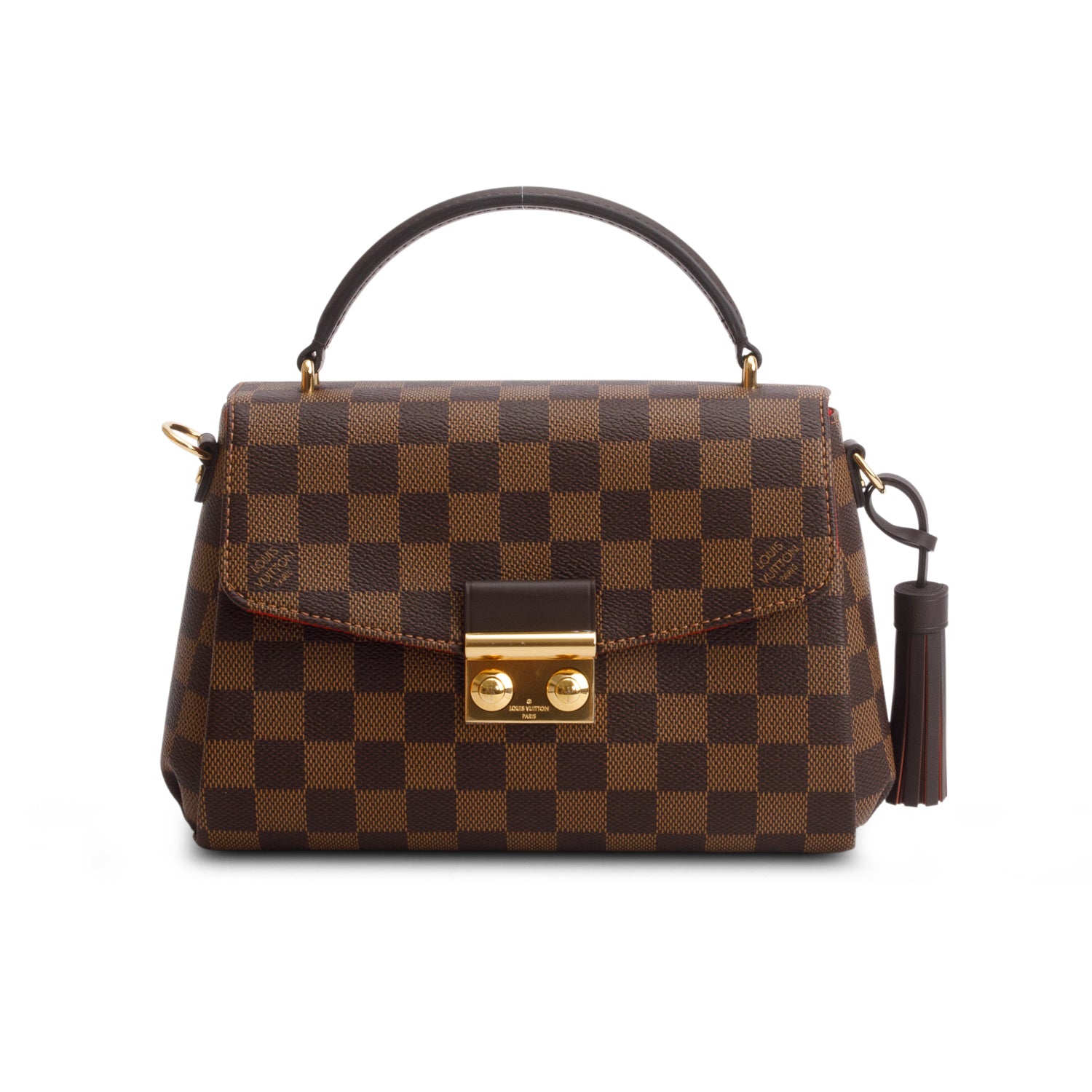 Louis Vuitton Damier Ebene Croisette w/ Box & Strap