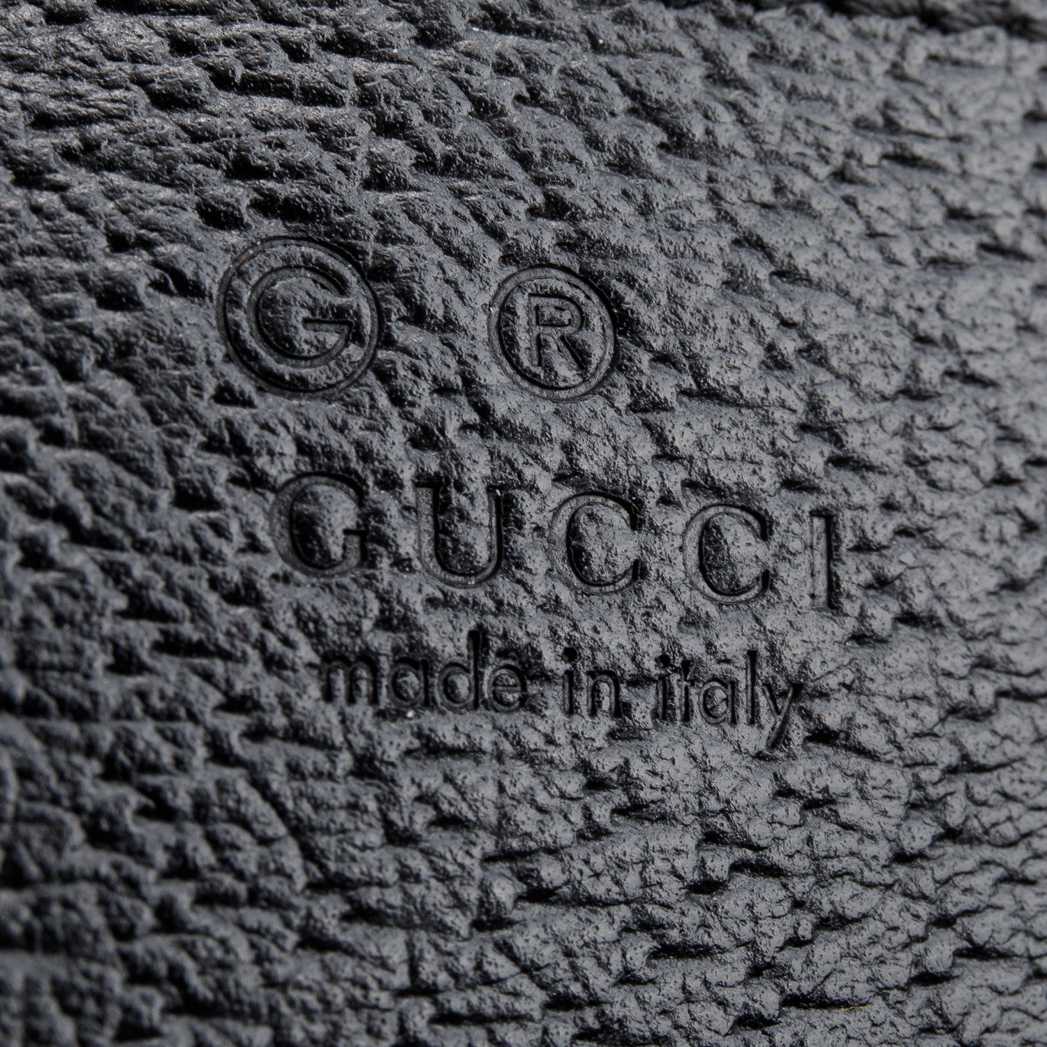 Gucci Black Textured Calfskin Web Small Ophidia Tote Bag w/ Box & Strap
