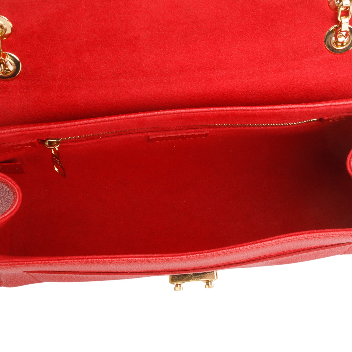 Louis Vuitton Red Monogram Empreinte Leather Saint Germain PM