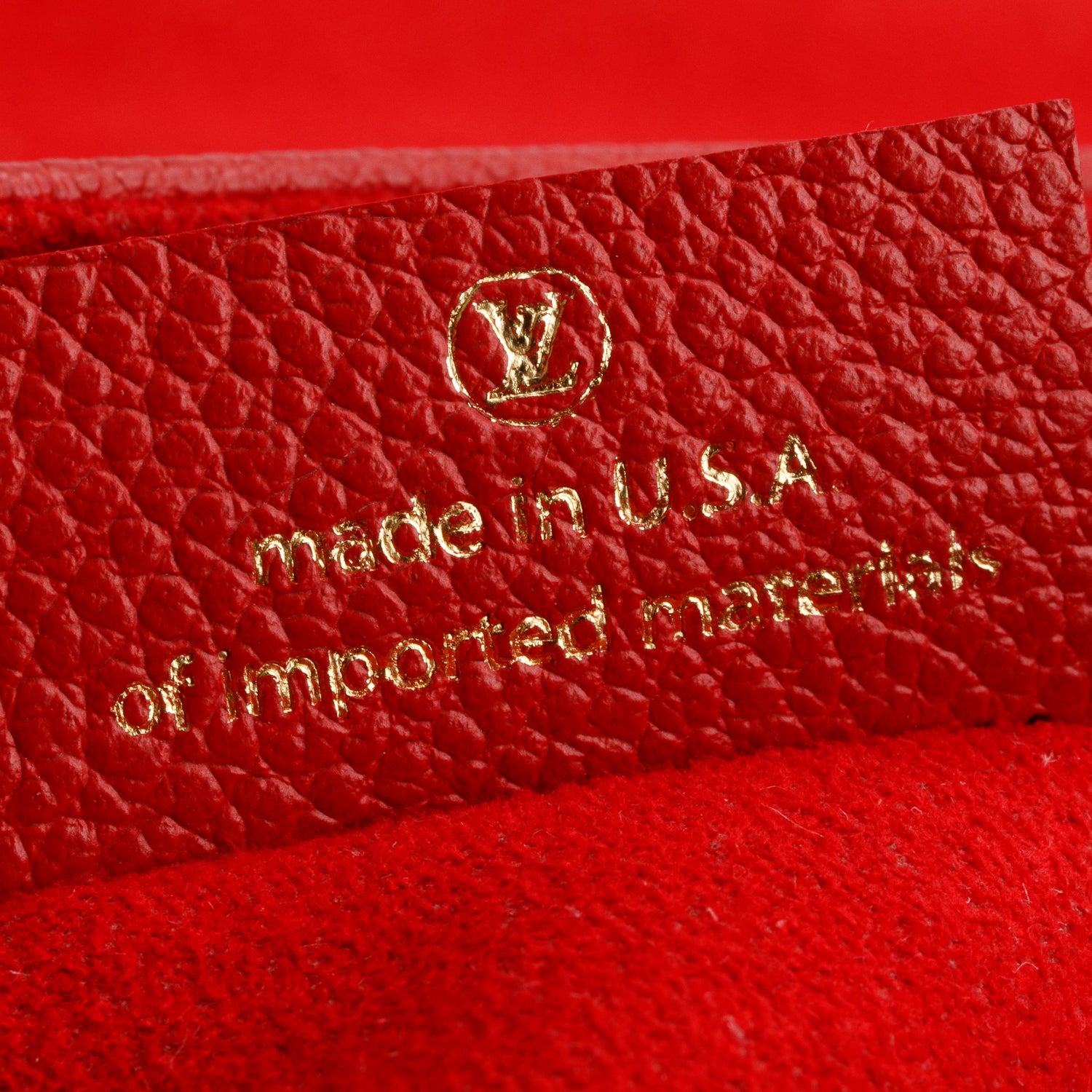 Louis Vuitton Red Monogram Empreinte Leather Saint Germain PM
