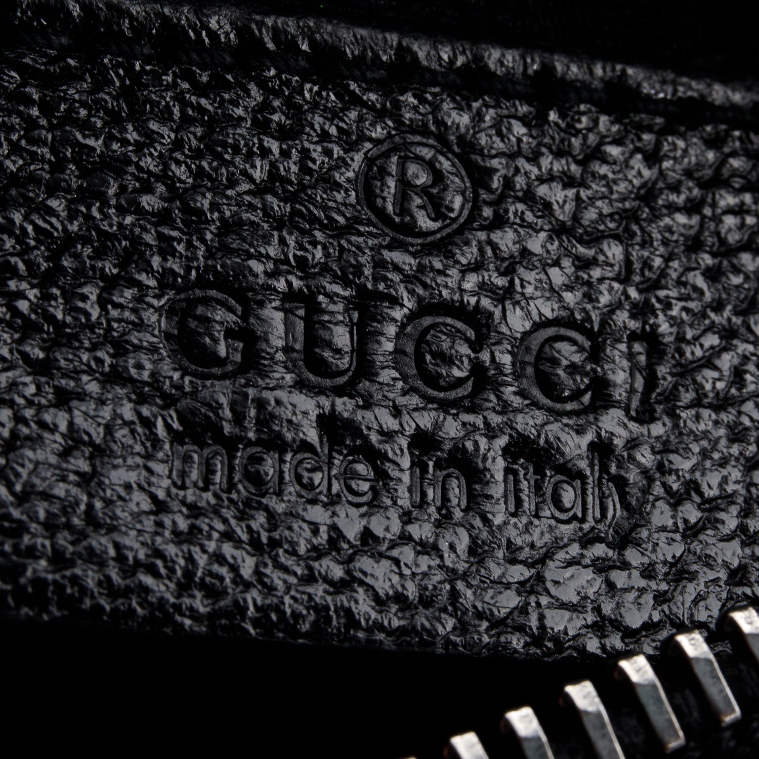 Gucci Black GG Monogram Double Pocket Belt Bag