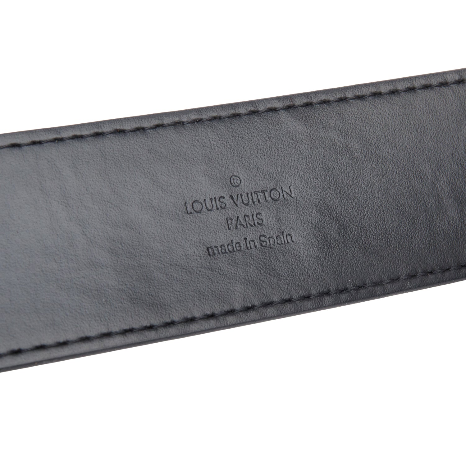 Louis Vuitton Damier Graphite Canvas LV Initials 40 MM Belt 105 42