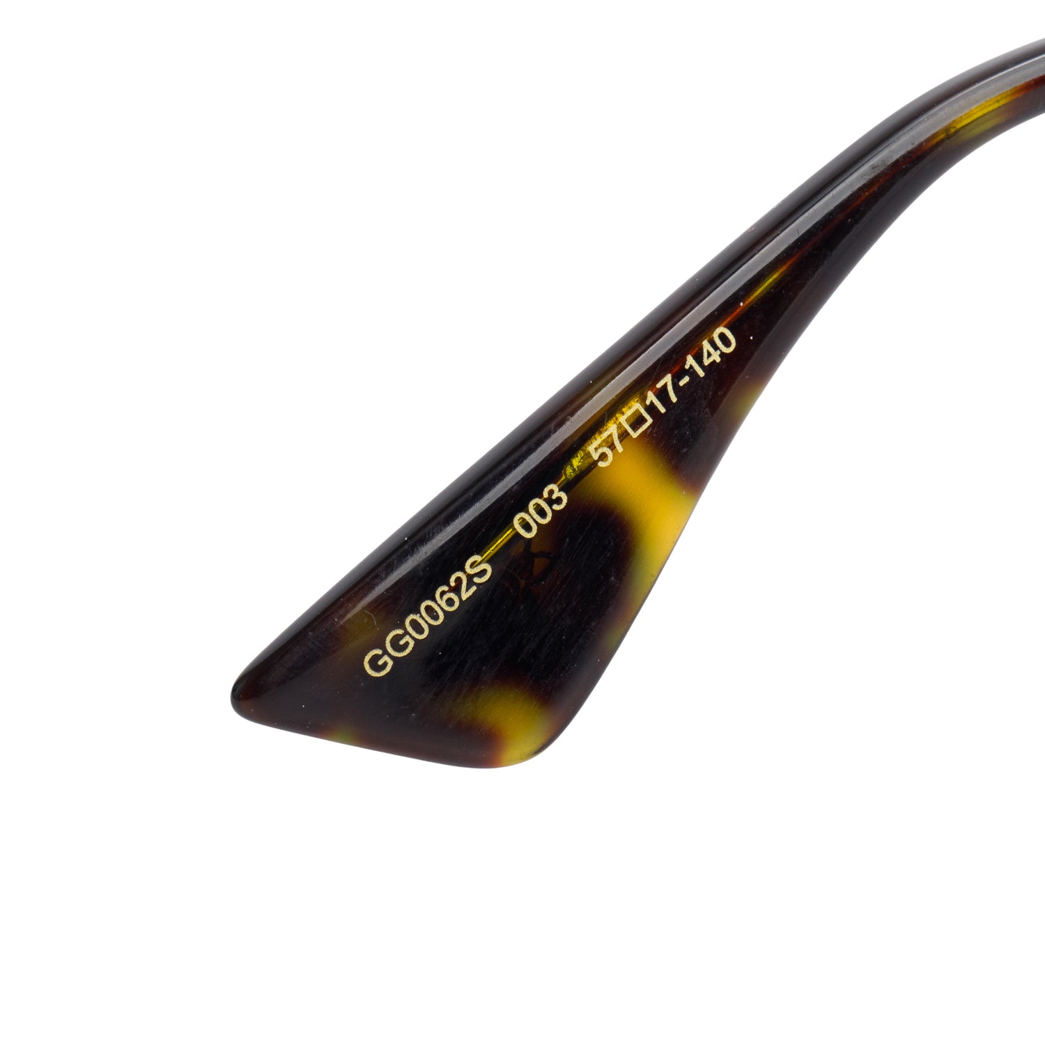 Gucci GG0062S Red/Green Web Metal Pilot Sunglasses w/ Case