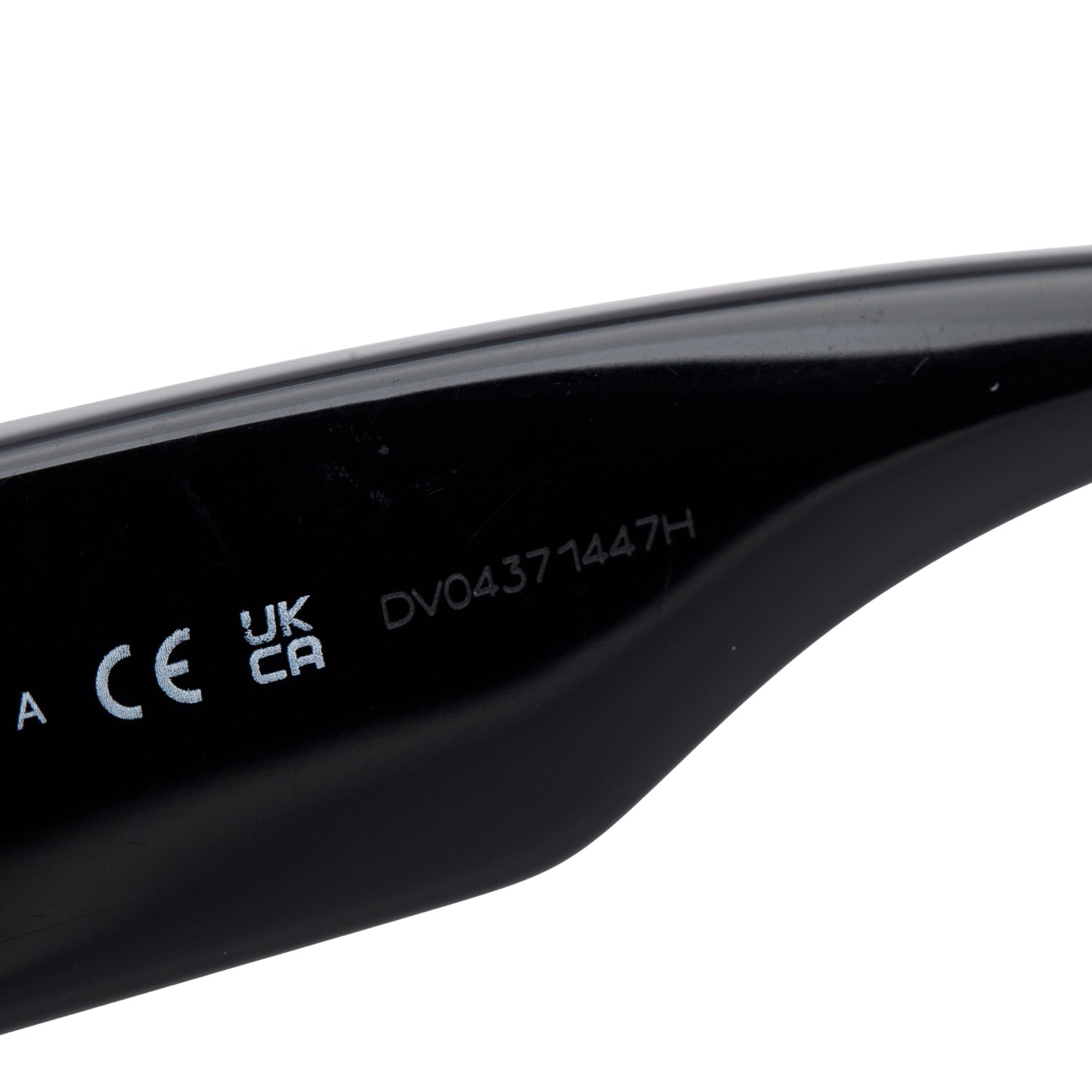 Versace VE4464 Black Acetate Medusa Deco Rectangle Sunglasses w/ Case
