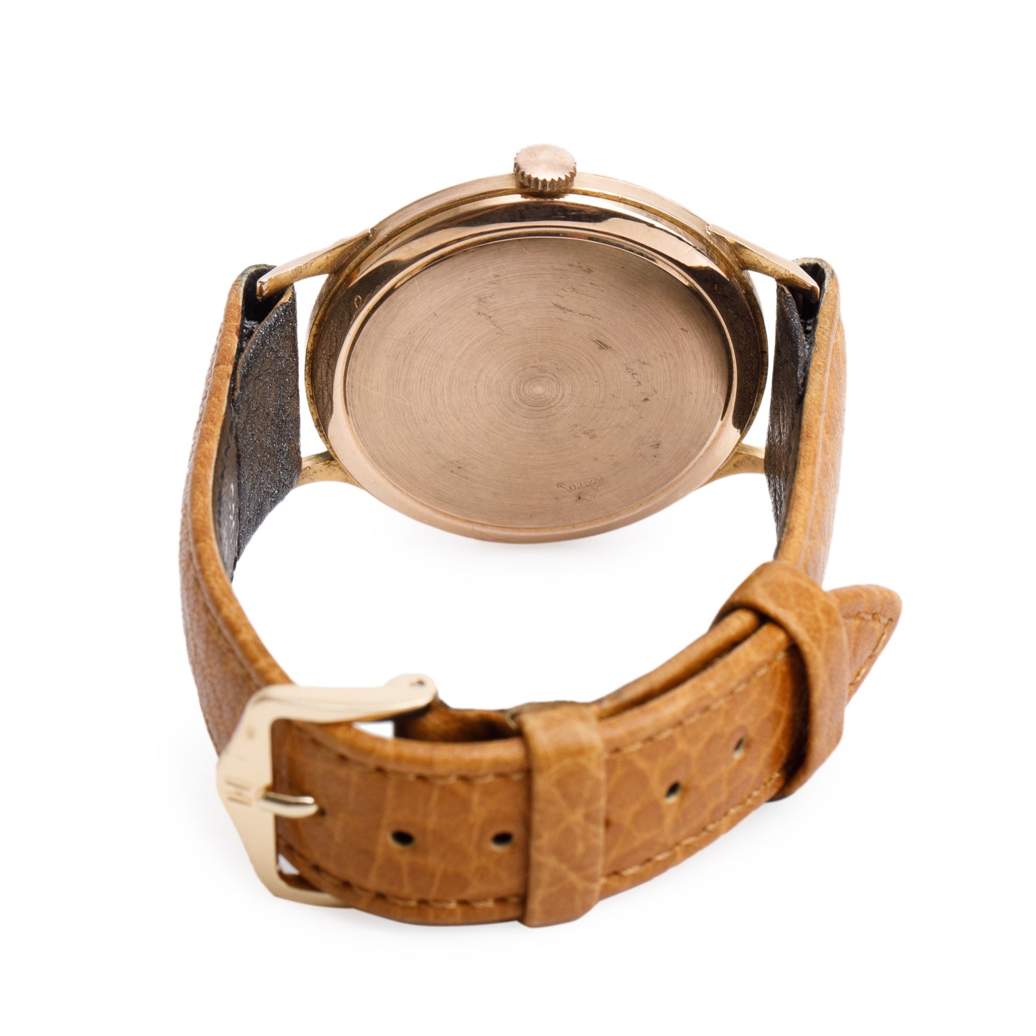 Omega Vintage 18k Rose Gold 37 MM Manual Watch