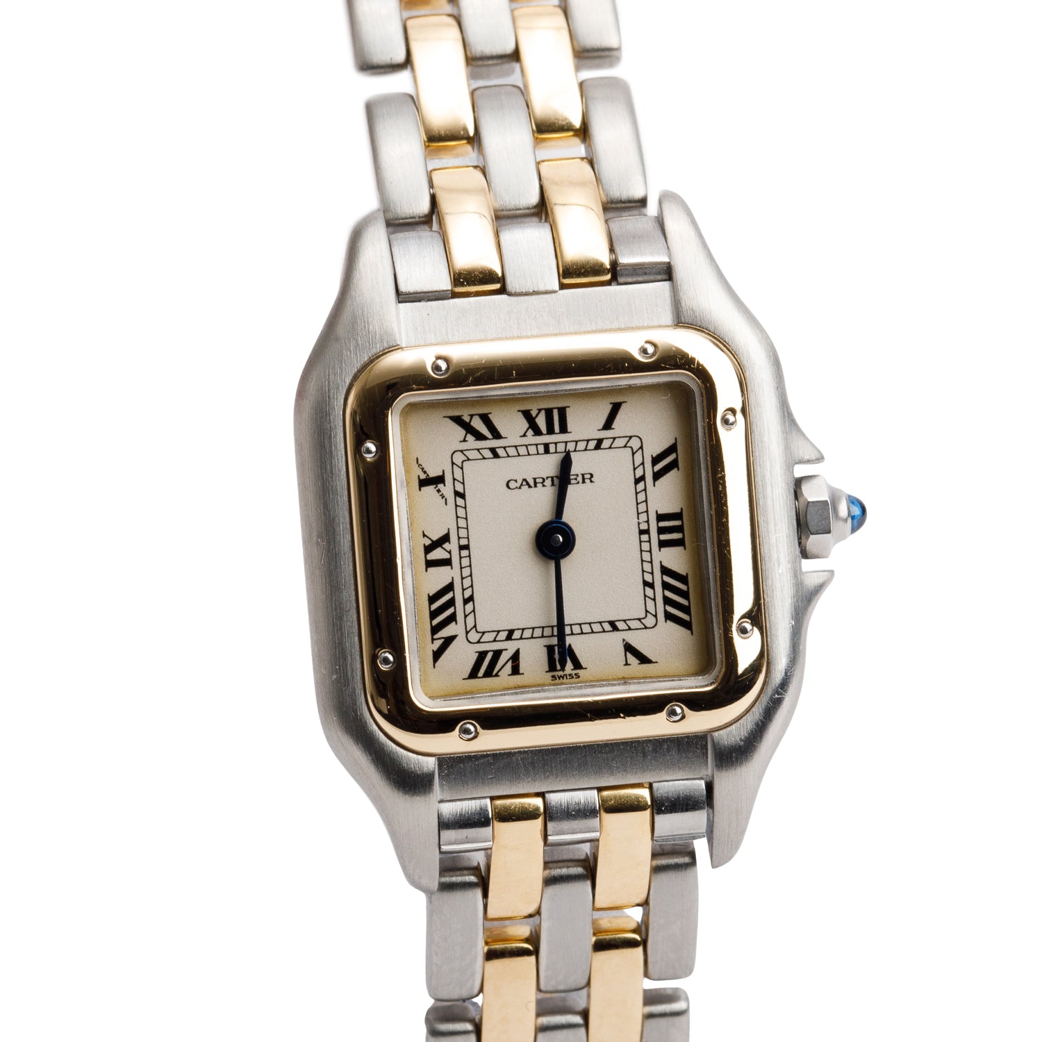 Cartier Stainless Steel & 18k Yellow Gold Panthere de Cartier Watch, Small Model 166921
