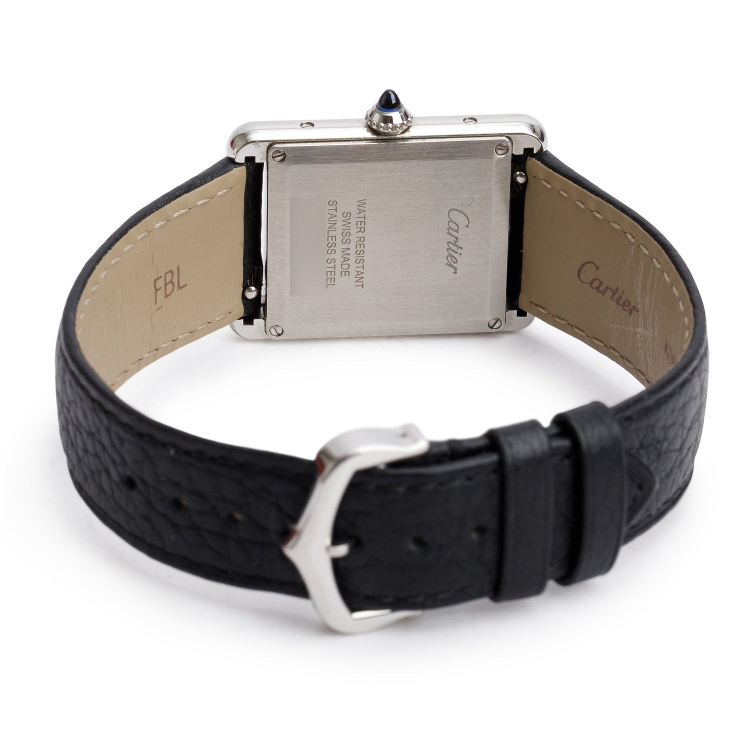 Cartier 2022 Stainless Steel Tank Must de Cartier Quartz Watch, Large Model 4323 w/ Box & Papers