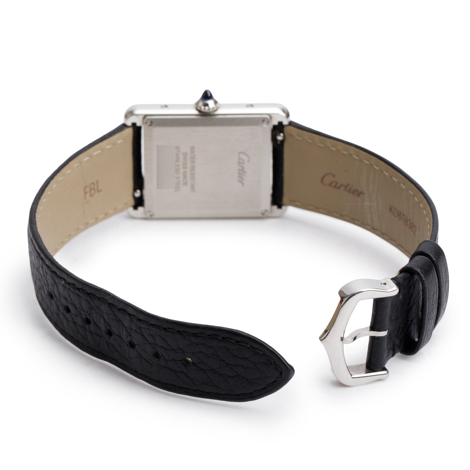 Cartier 2022 Stainless Steel Tank Must de Cartier Quartz Watch, Large Model 4323 w/ Box & Papers