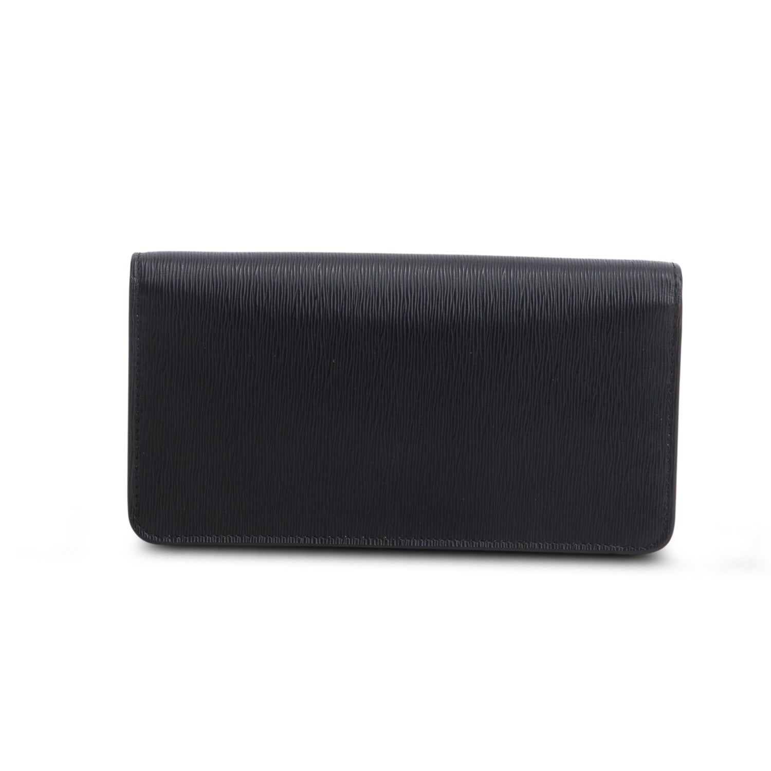 Prada Black Vitello Move Wallet on Chain