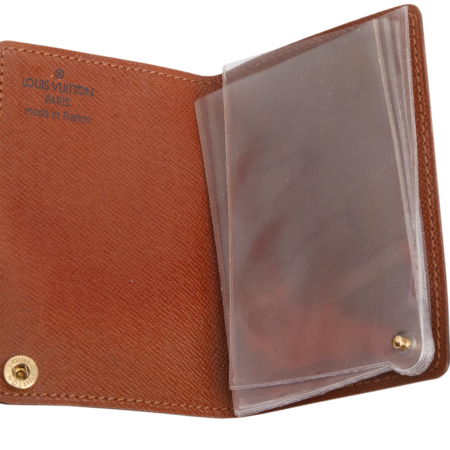 Louis Vuitton Vintage Monogram Portes-Cartes Credit Pression w/ Box