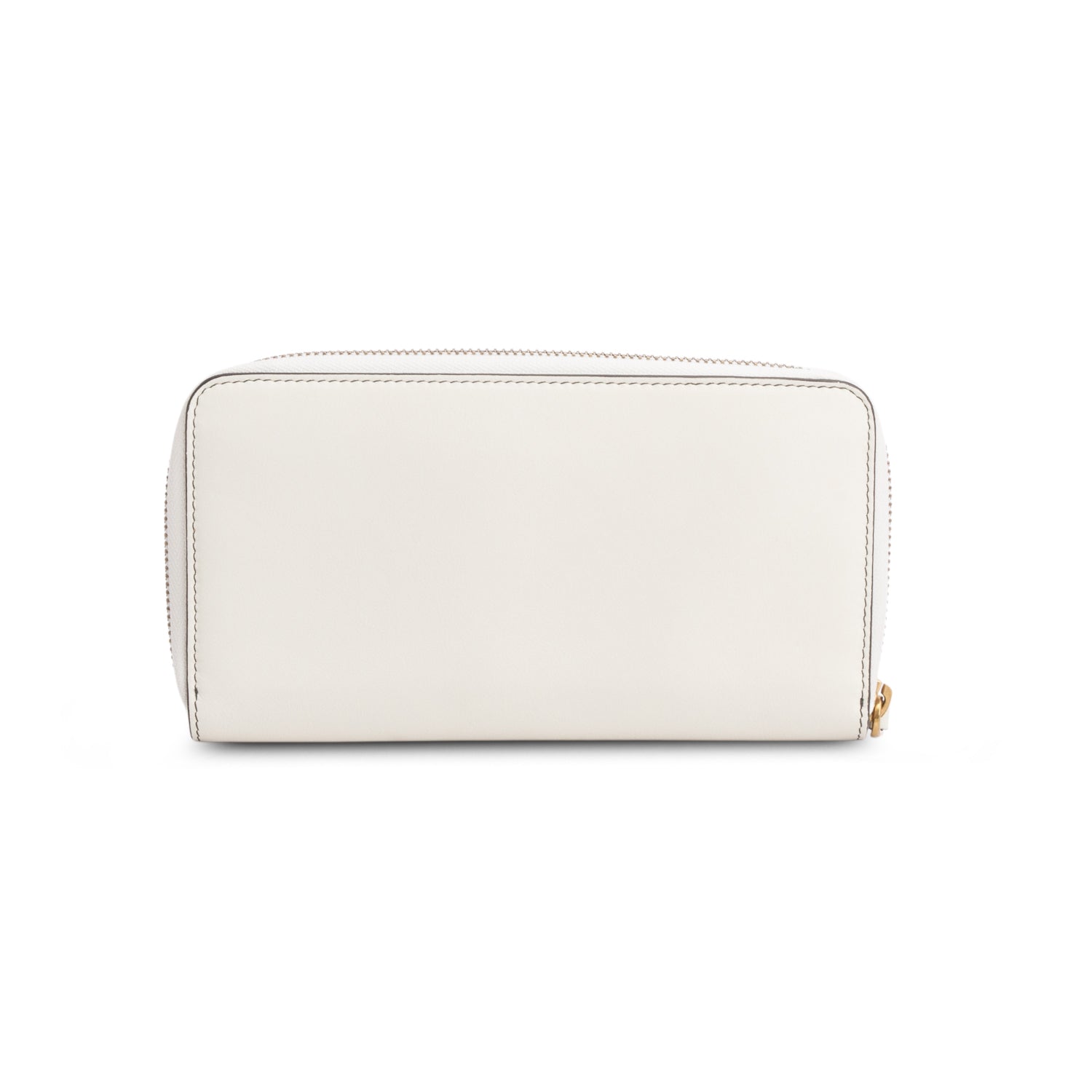 Christian Dior Cream Calfskin Niki De Saint Phalle 'Vive L'Amour' Zip Wallet