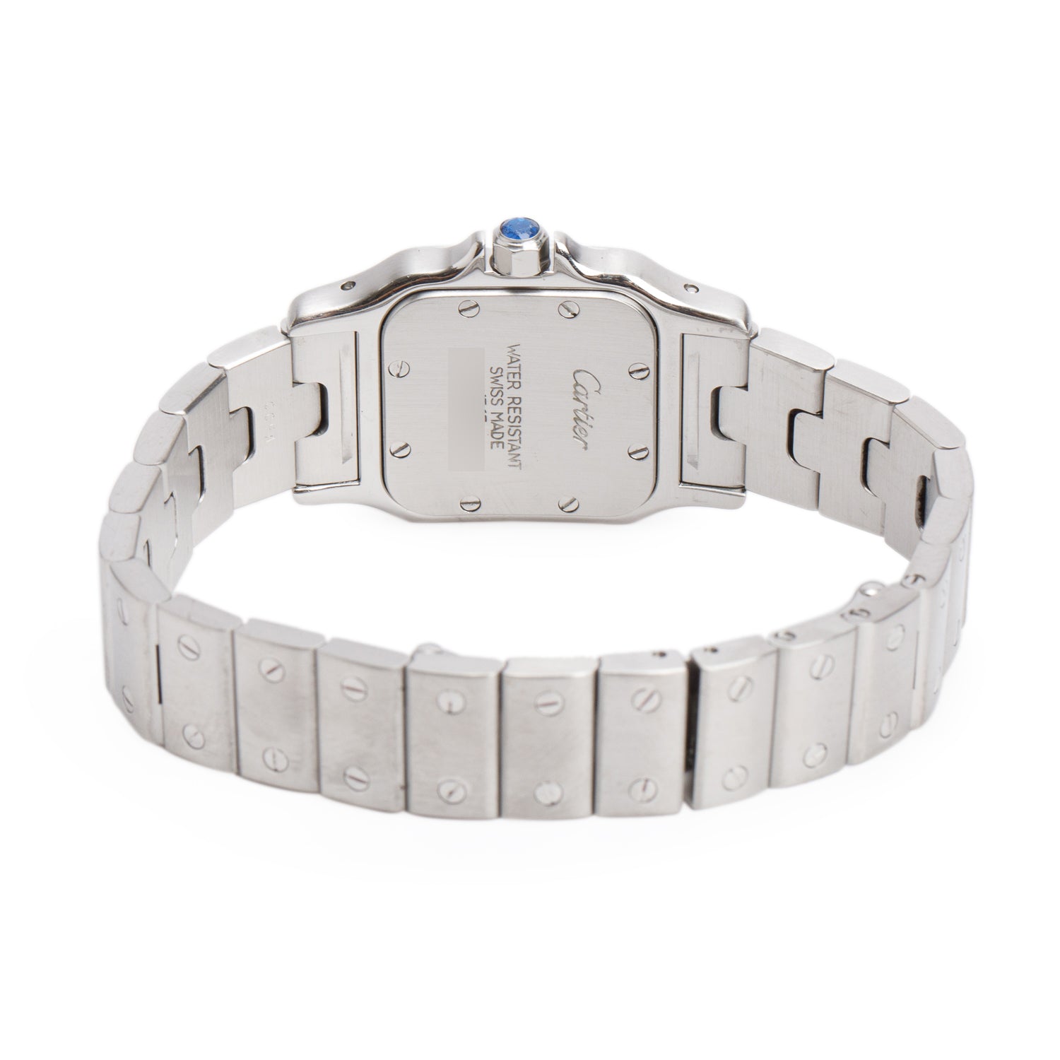 Cartier Stainless Steel Santos de Cartier Galbee Watch, Small Model 1565 w/ Box
