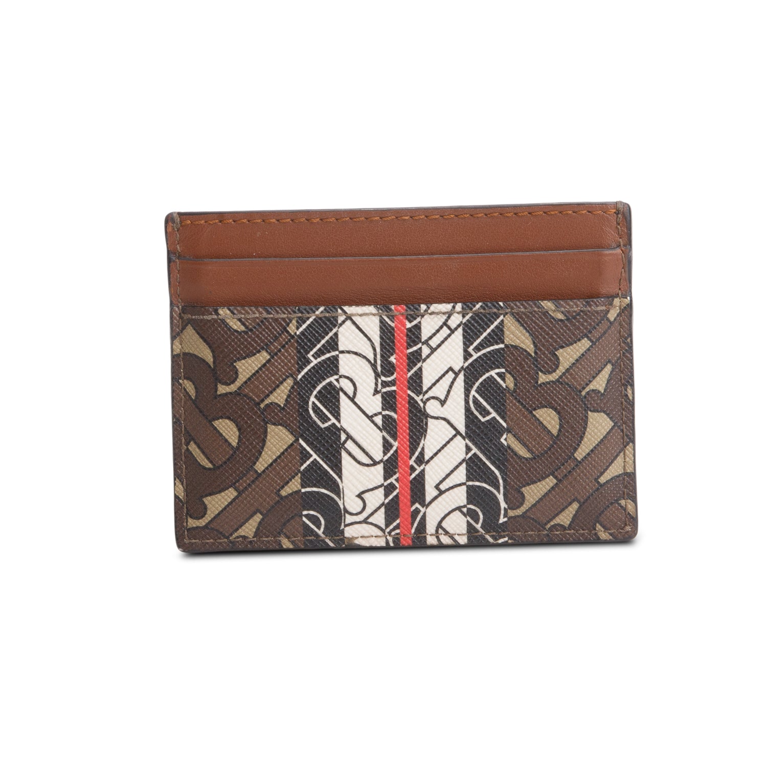 Burberry Multicolor TB Monogram Print Canvas Card Holder