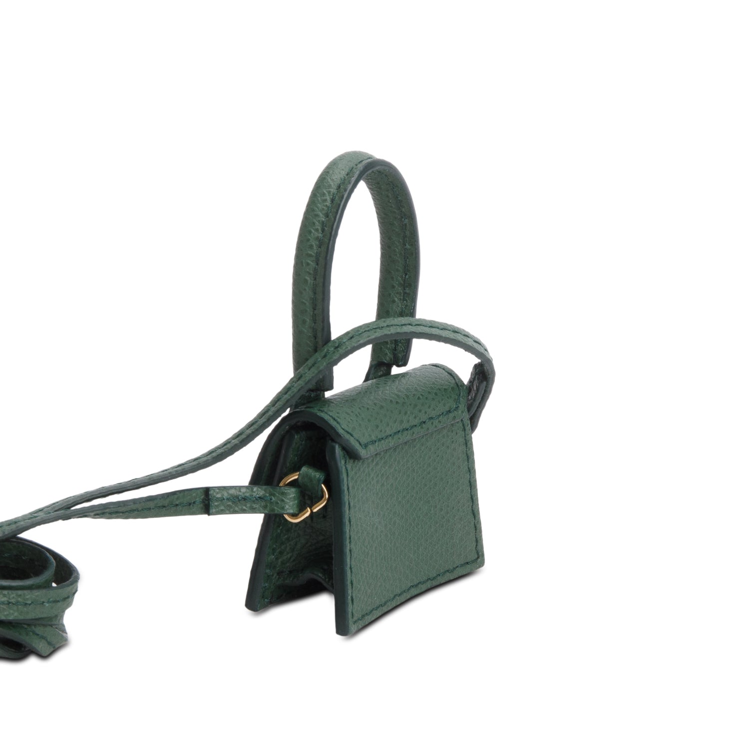 Jacquemus Green Grained Calfksin Le Chiquito Mini Bag Charm