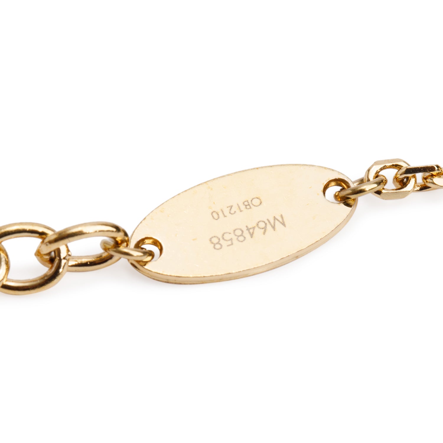 Louis Vuitton Gold Plated Blooming Supple Bracelet w/ Box