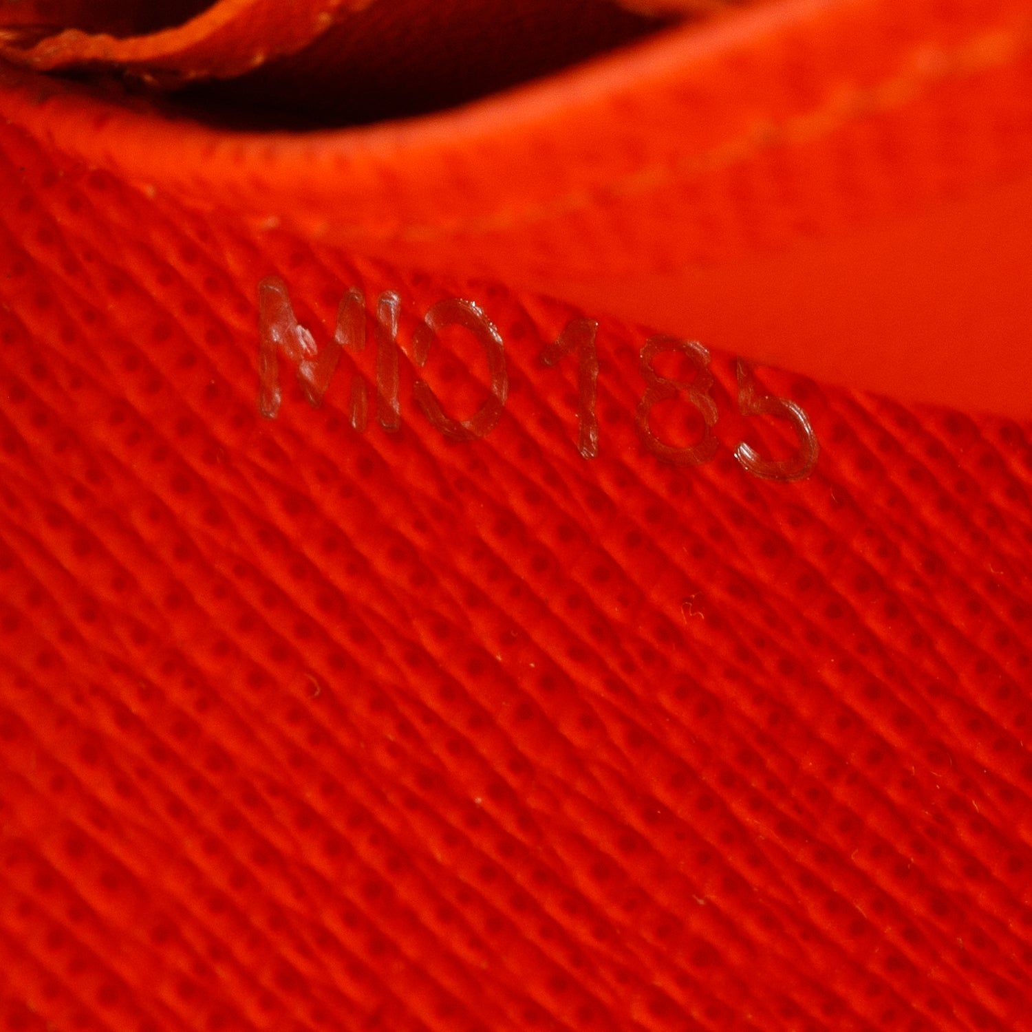 Louis Vuitton Orange Epi Leather Zippy Wallet w/ Box