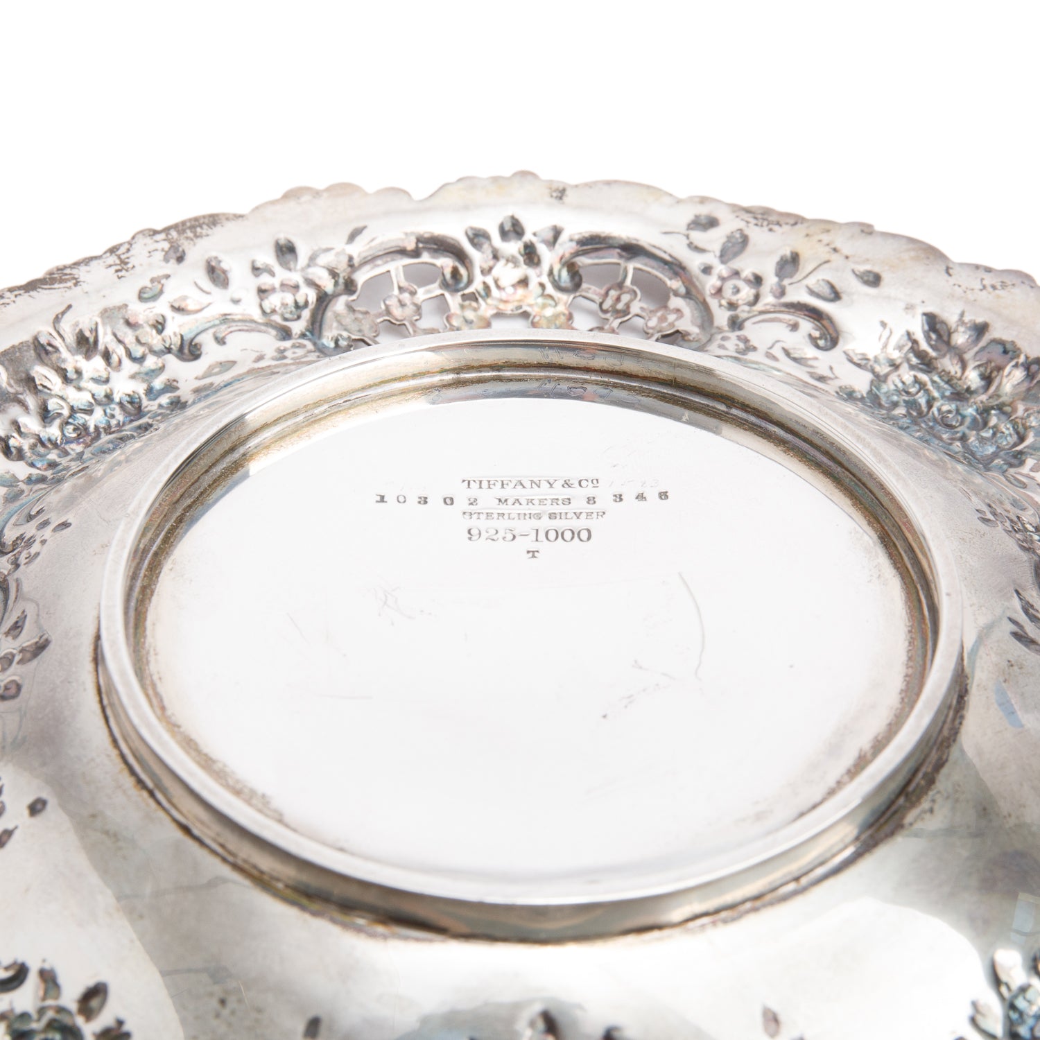 Tiffany & Co. Sterling Silver Makers Art Deco Tray