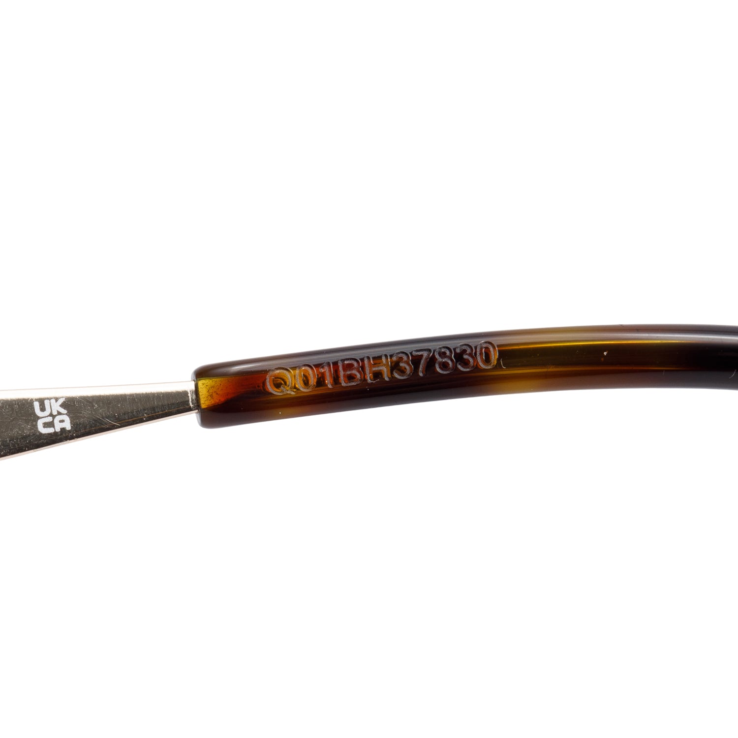 Gucci GG1495S Gold-Tone Rectangular Sunglasses w/ Case