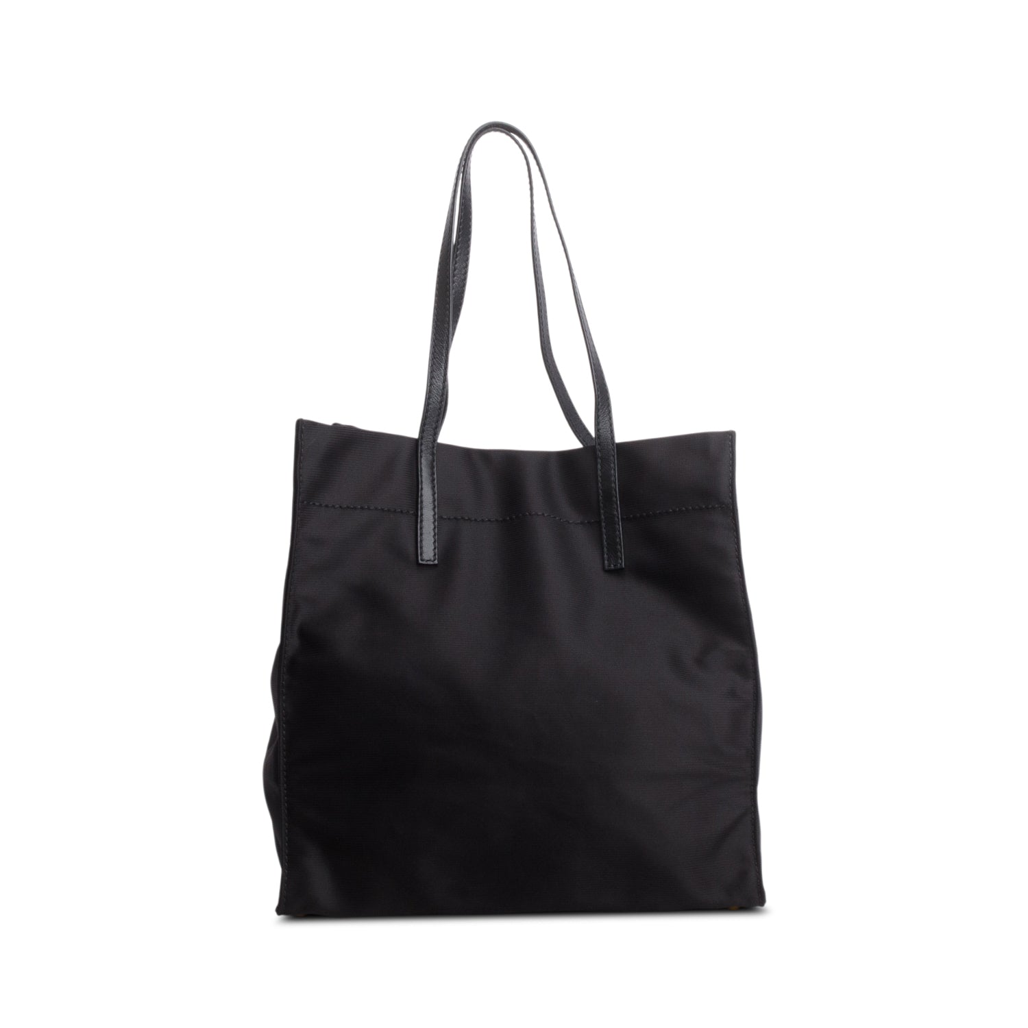 Miu Miu Black Tessuto Nylon Tote Bag