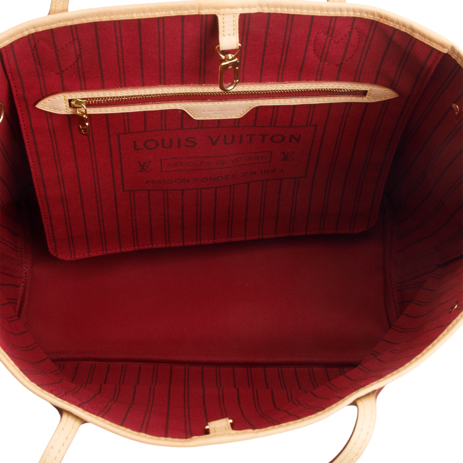 Louis Vuitton Monogram Neverfull MM w/ Pouch