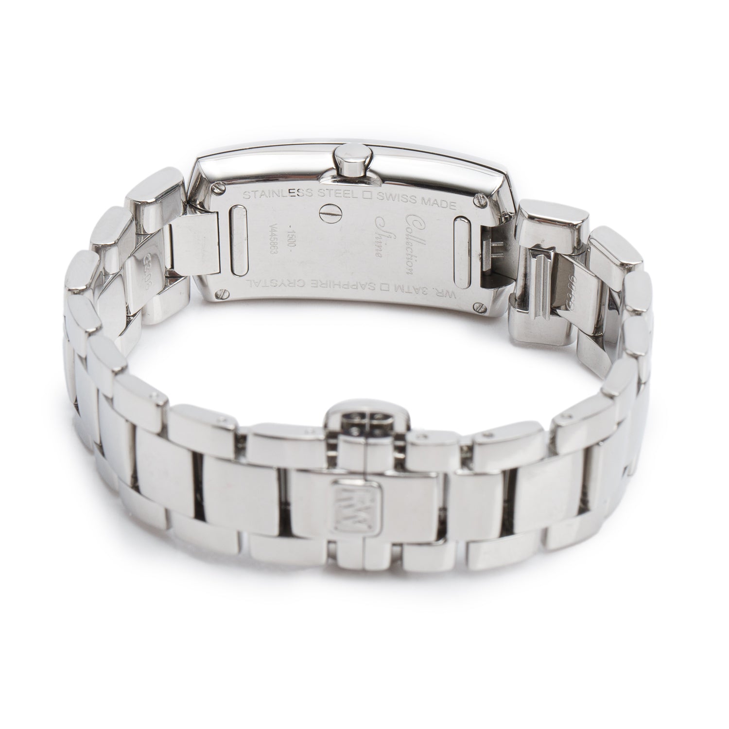Raymond Weil Stainless Steel Diamond Bezel Shine Quartz Watch Silver Diamond Dial 1500