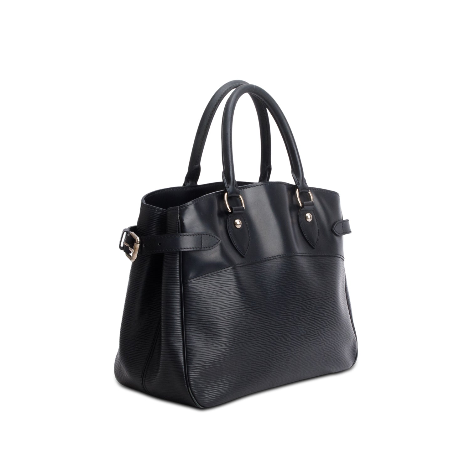 Louis Vuitton Black Epi leather Passy PM