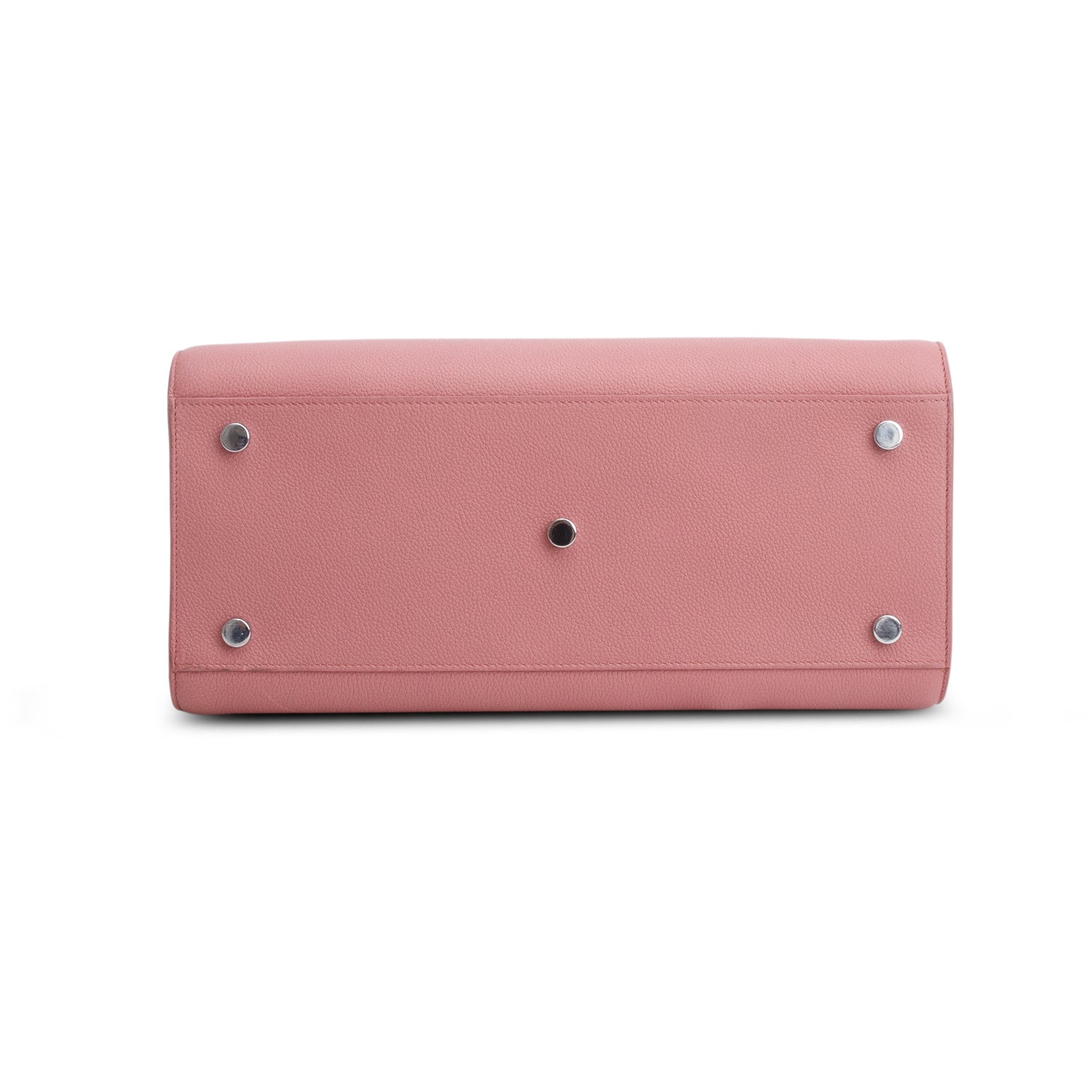 Saint Laurent Pink Grained Calfskin Leather Small Sac de Jour w/ Strap