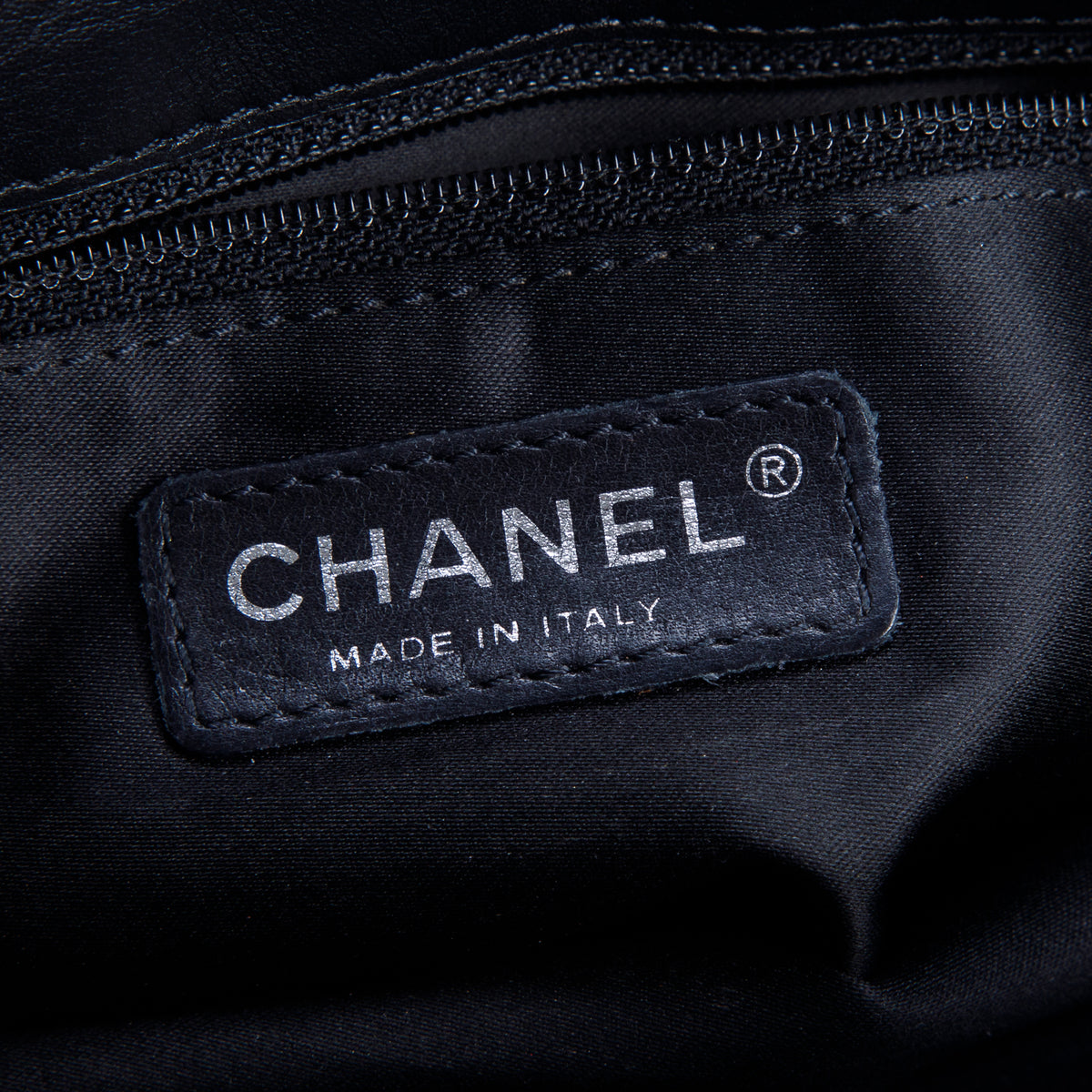 Chanel Black Lambskin Quilted 3 Accordion Flap Bag