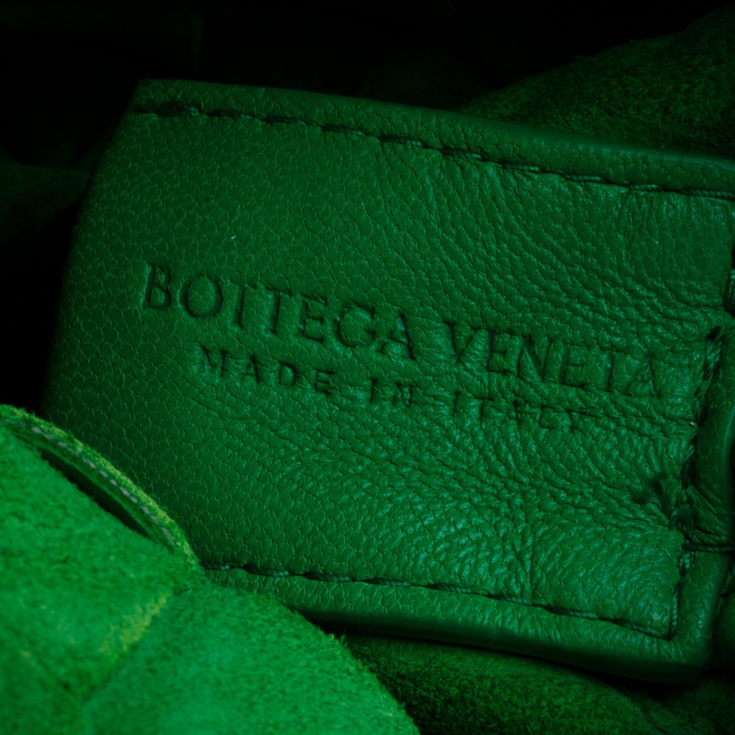 Bottega Veneta Green Nappa Intrecciato Mini Loop Camera Bag