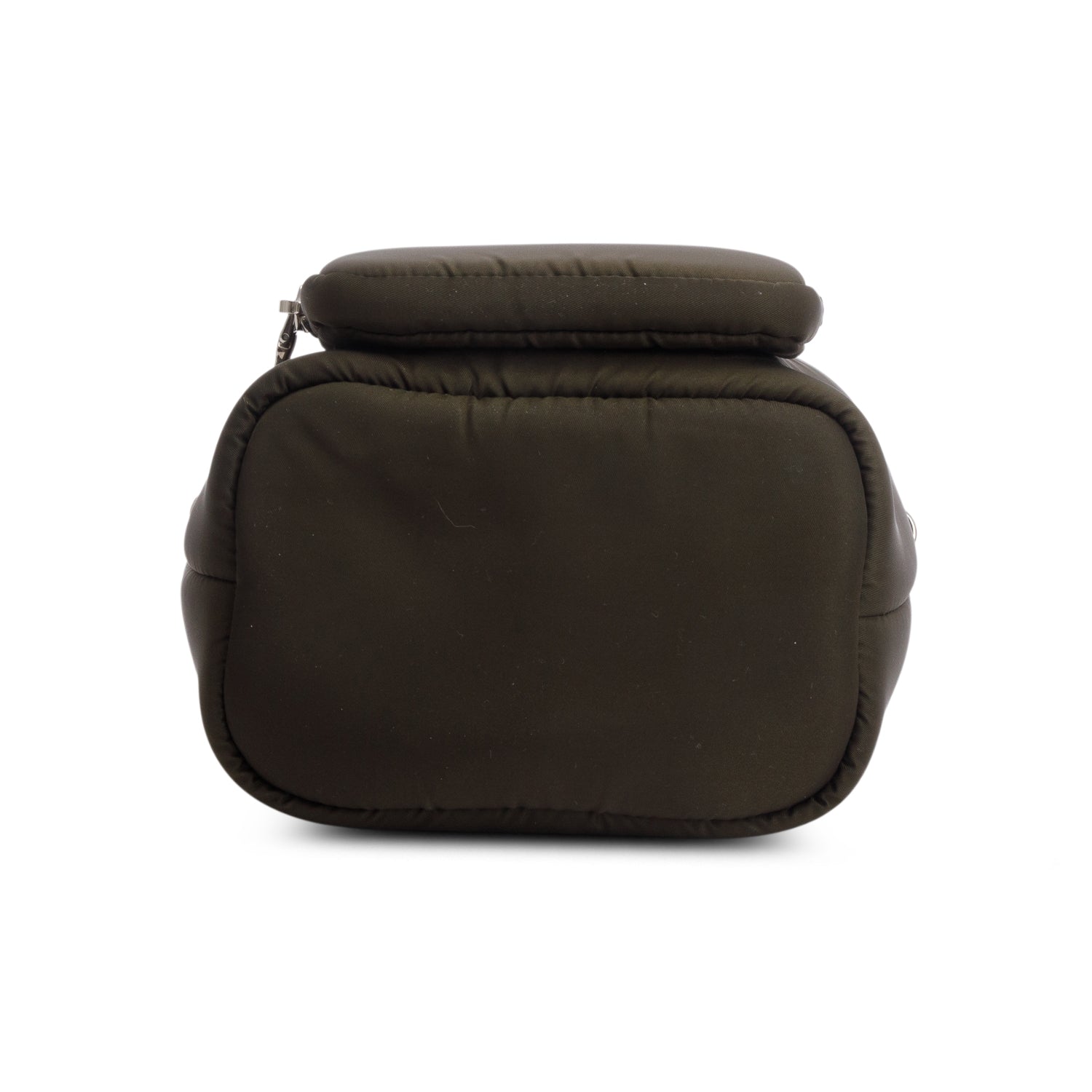 Prada Green Re-Nylon Saffiano Duet Bucket Bag w/ Authenticity Card & Strap