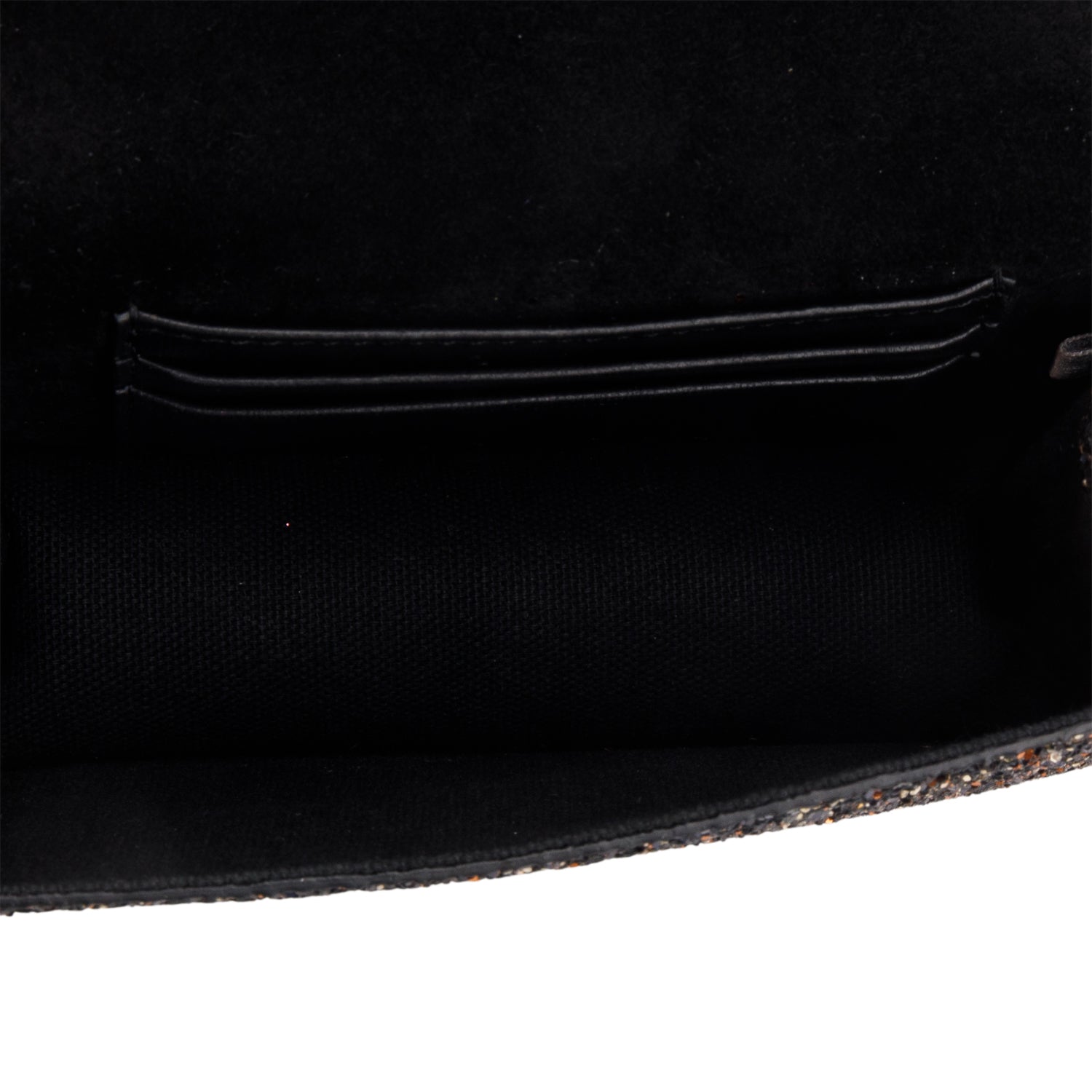 Jimmy Choo Black Brown Glitter Leni Mini Bag w/ Box & Authenticity Card
