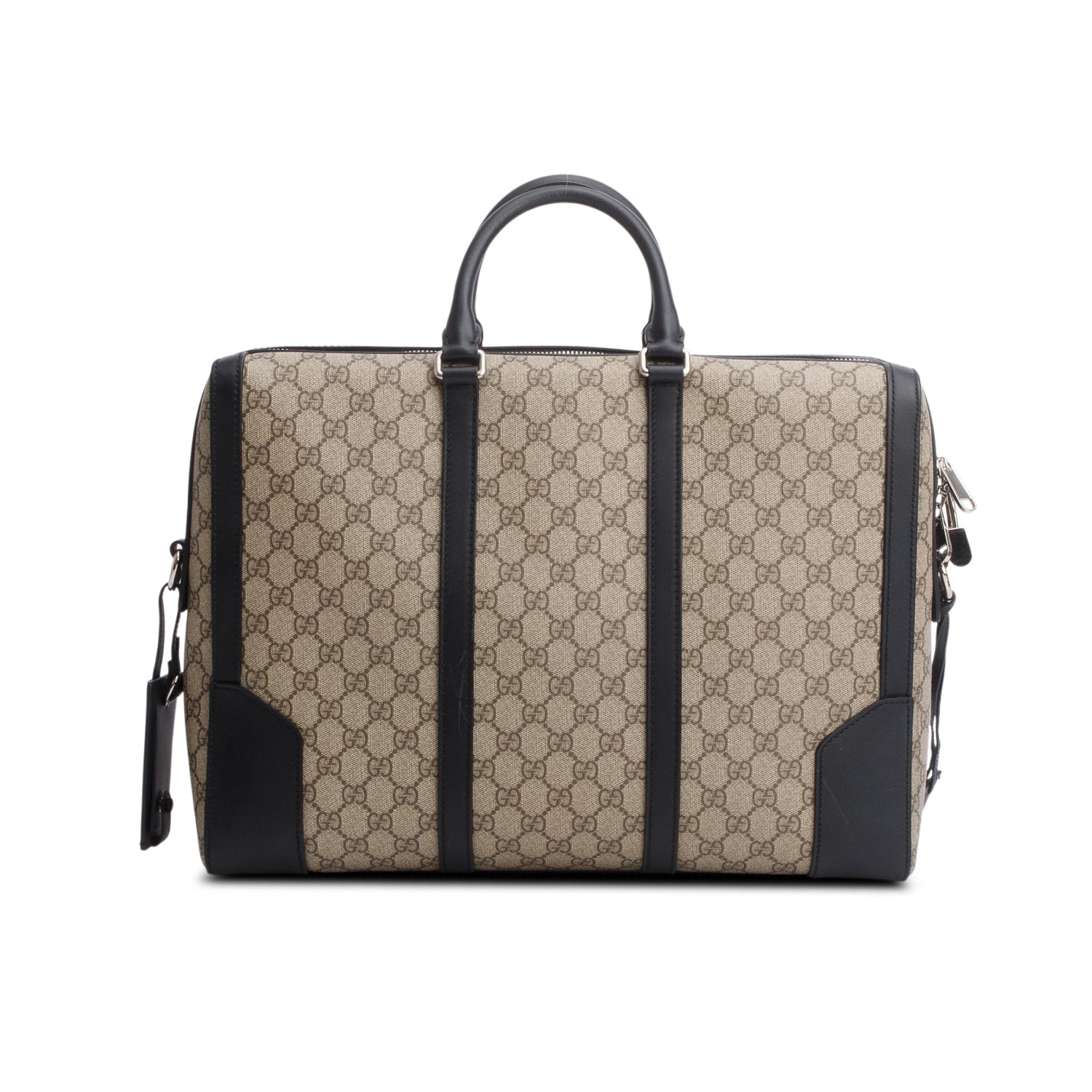 Gucci GG Supreme Monogram Selleria Calfskin Eden Briefcase w/ Strap