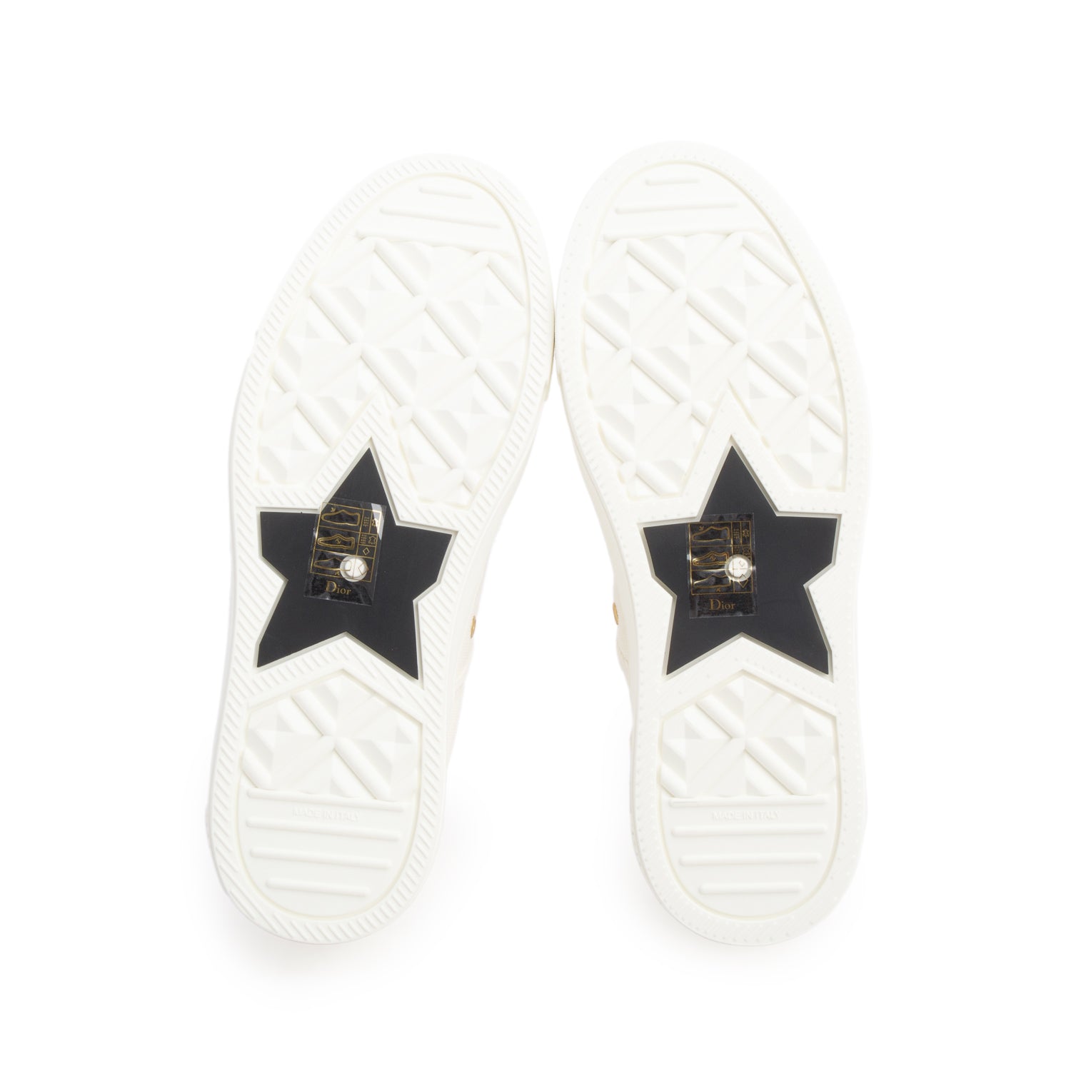 Christian Dior 2021 Off White Oblique Embroidered Cotton Walk'n'Dior Sneakers, Women's Size 35