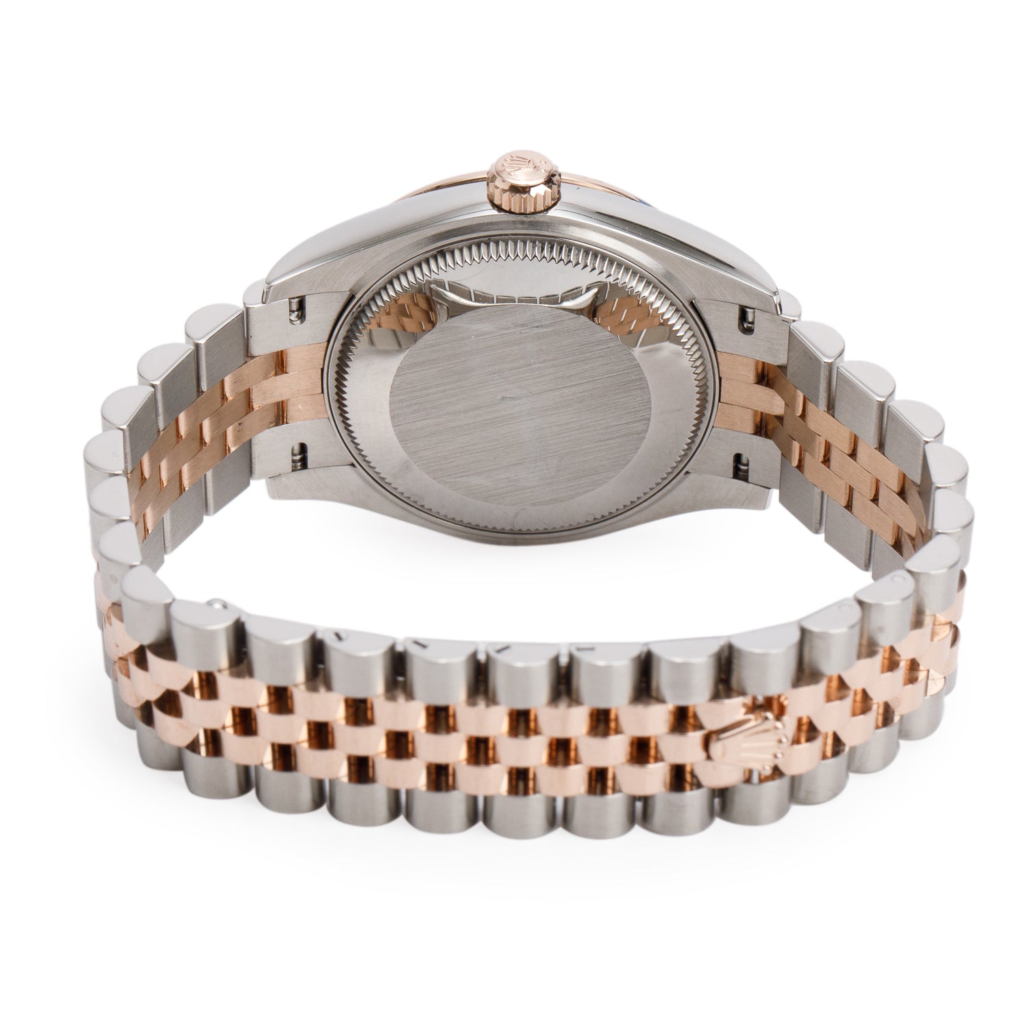 Rolex 2022 Stainless Steel & 18k Rose Gold Datejust 31 MM Watch Brown Roman Diamond Dial 278271 w/ Box & Papers