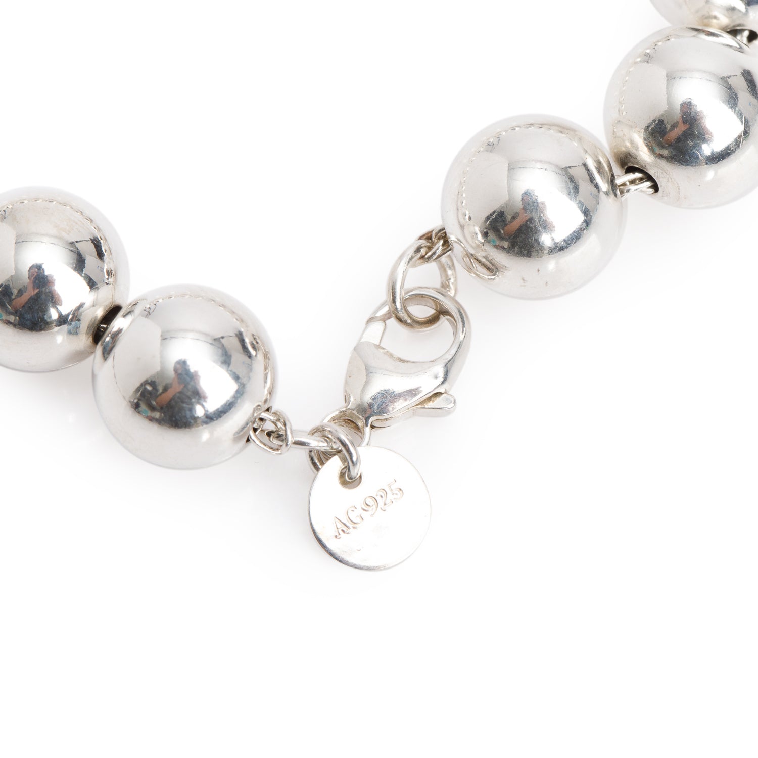 Tiffany & Co. Sterling Silver 10 MM HardWear Ball Bracelet