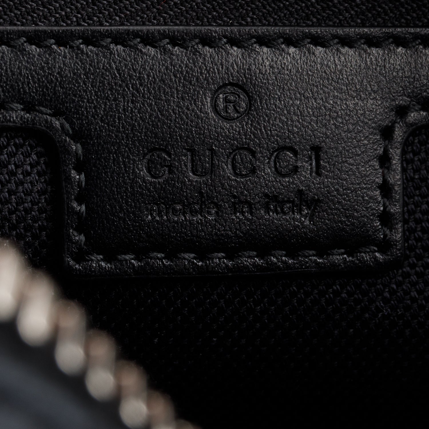Gucci Black Soft GG Supreme Monogram Web Belt Bag